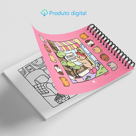 Kit Digital Livro de Colorir JPG Bobbie Goods para Imprimir 