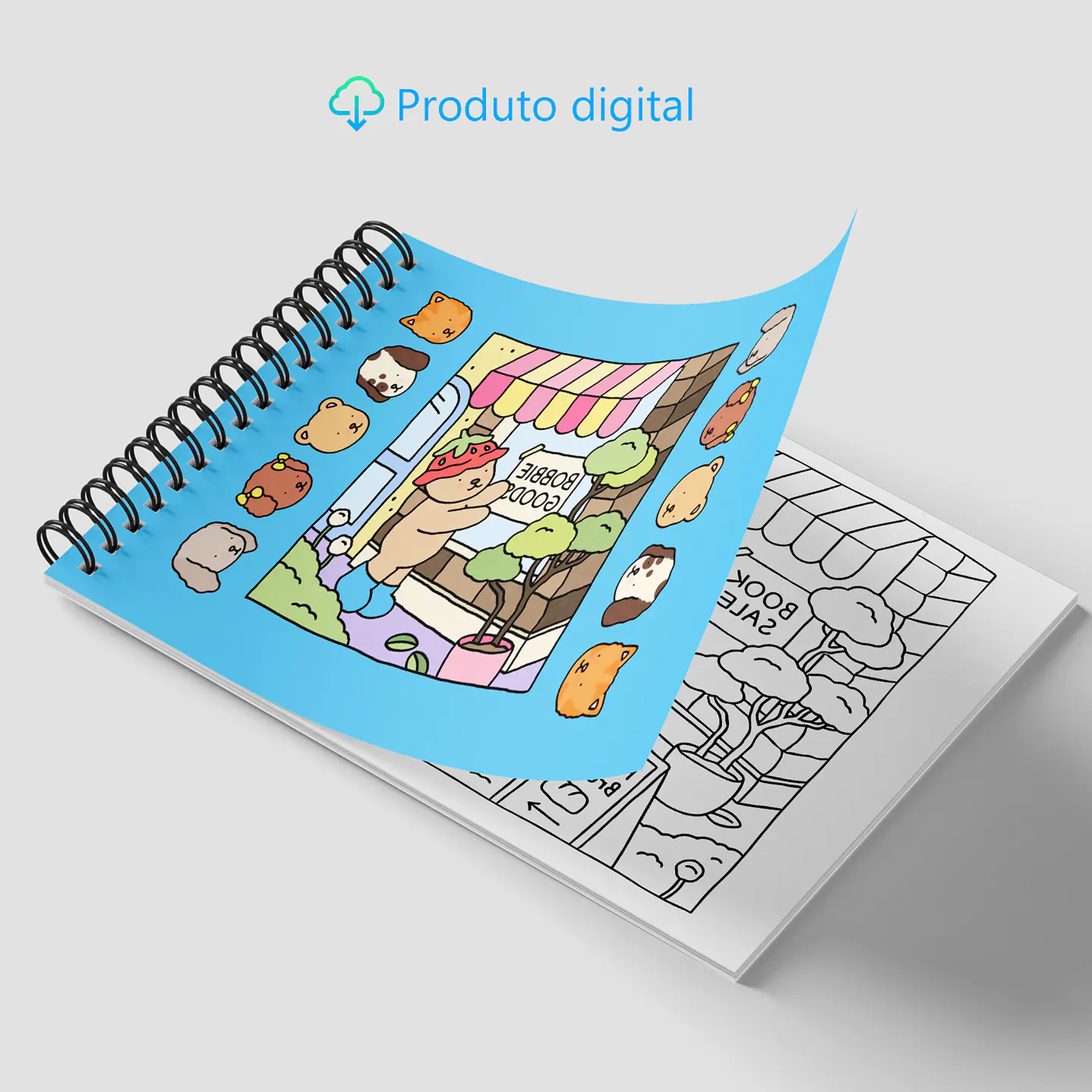 Kit Digital Livro de Colorir JPG Bobbie Goods para Imprimir  3