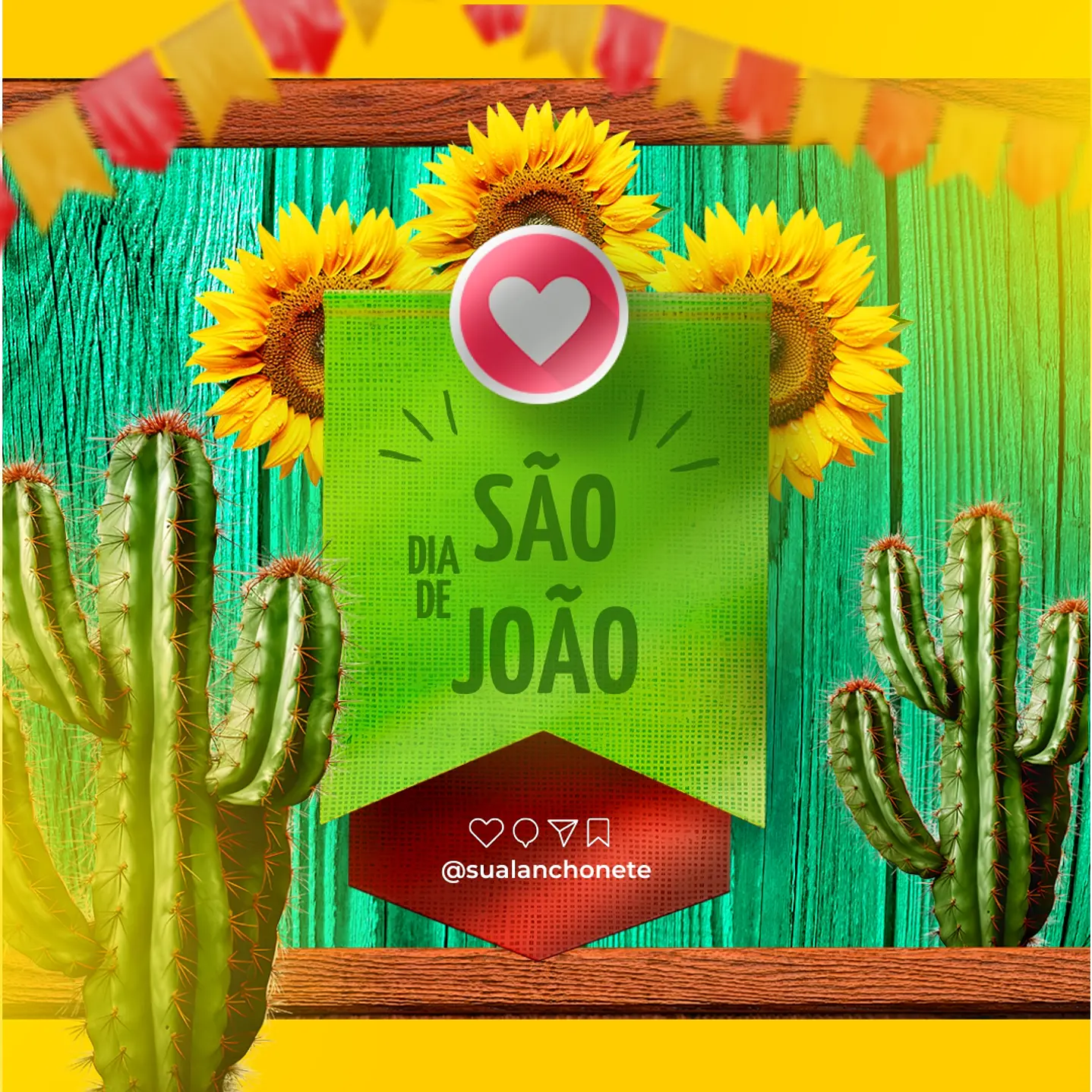 90 Modelos de Artes para Festa Junina - Editável com Canva 2
