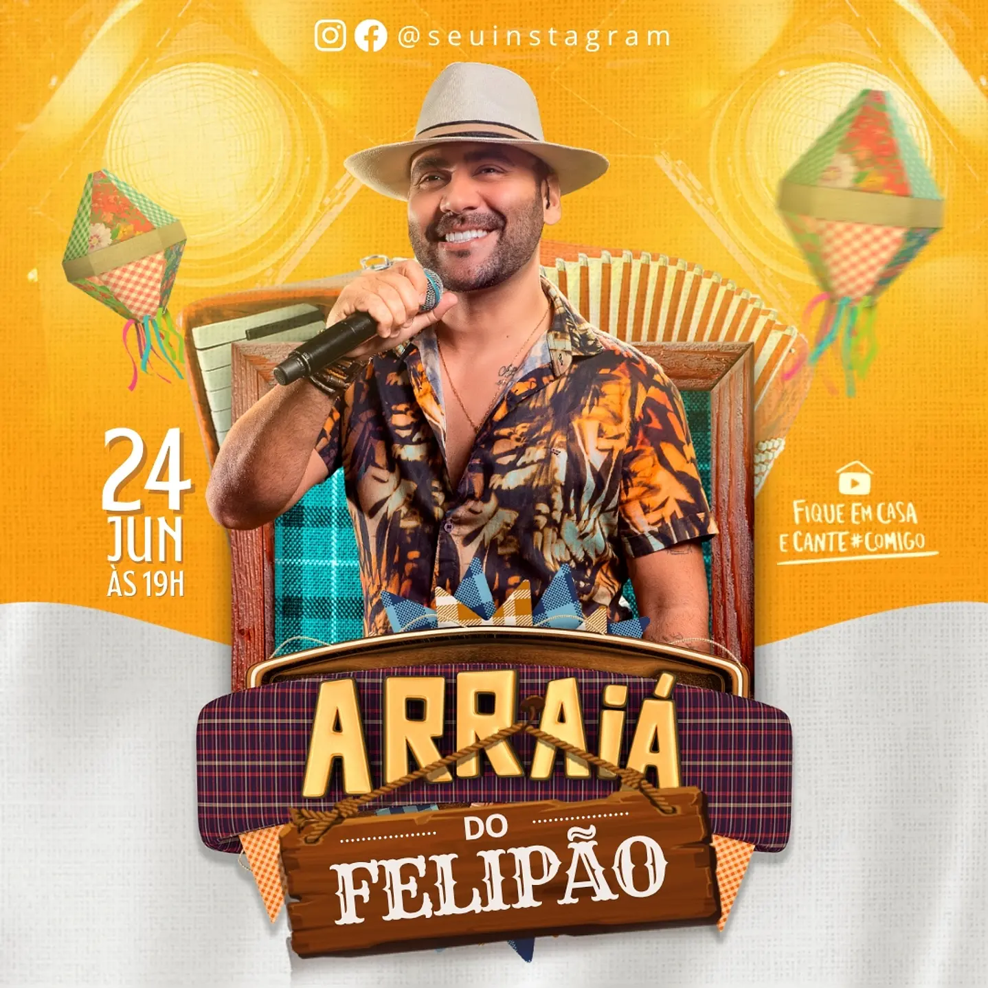 90 Modelos de Artes para Festa Junina - Editável com Canva 10