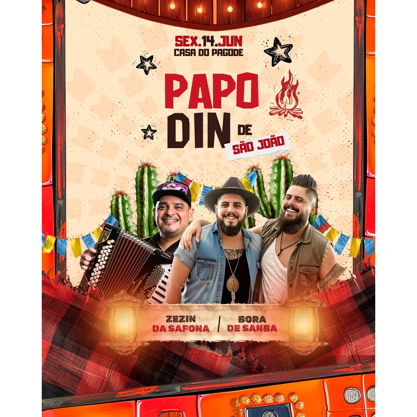 90 Modelos de Artes para Festa Junina - Editável com Canva 13