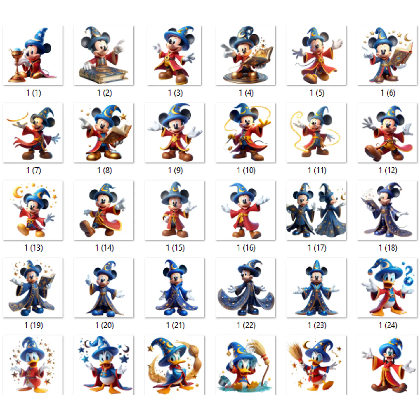 Kit Digital Mickey Fantasia PNG  2