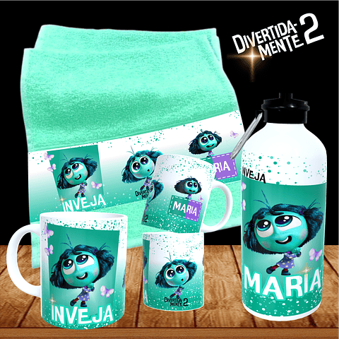 Kit Digital Divertidamente 2 Sublimação - Volta às Aulas