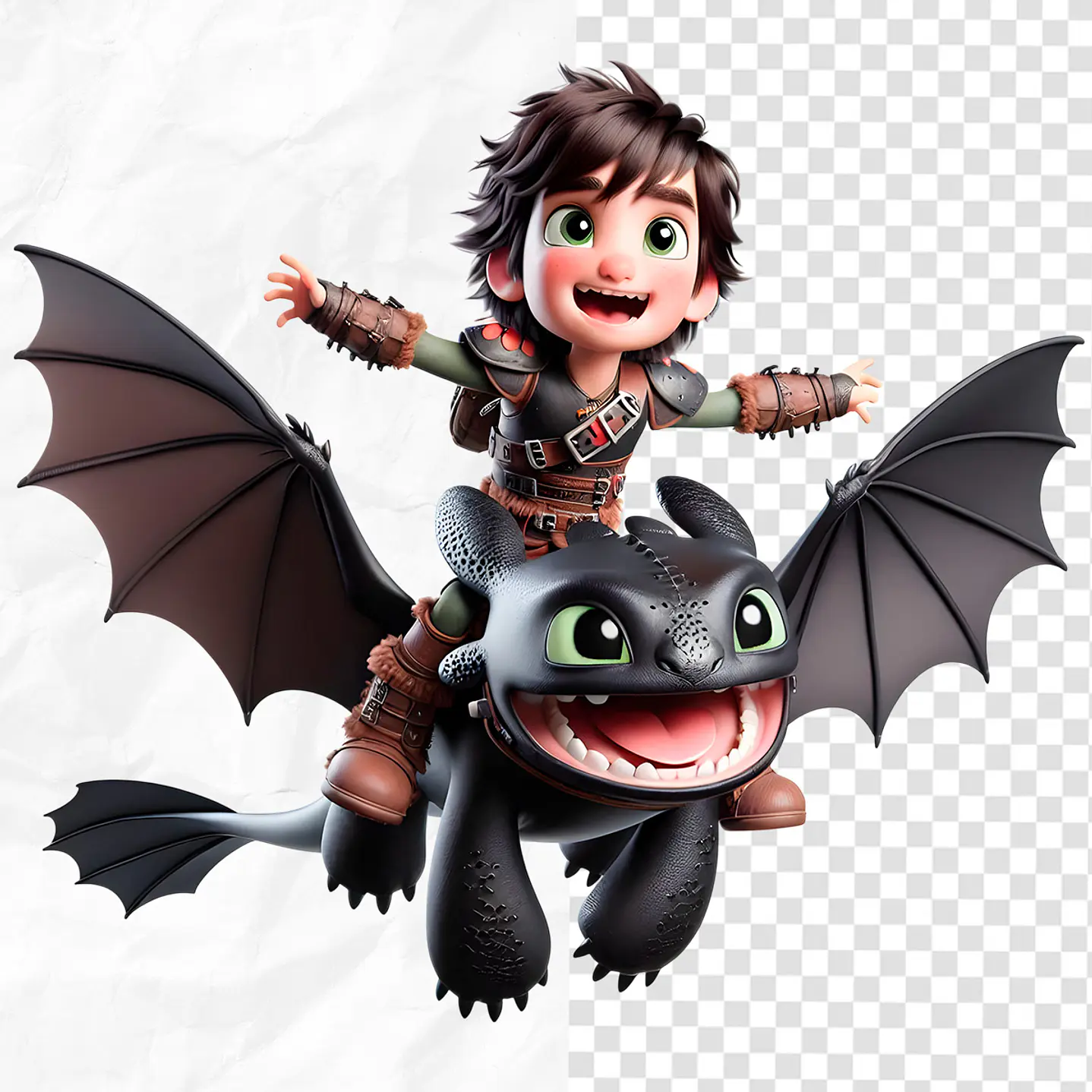 Kit Digital Como Treinar o Seu Dragão Cute 3D 3