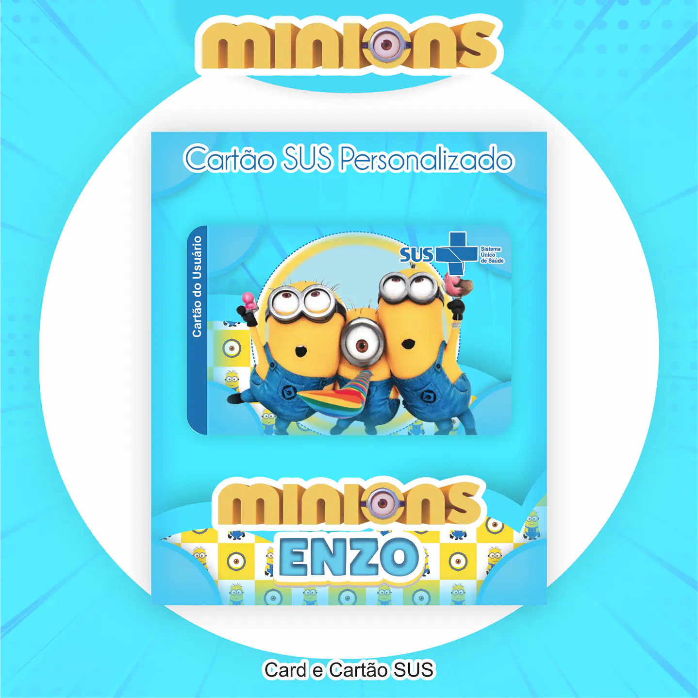 Kit Digital Encadernação Minions - Volta às Aulas Completo 9