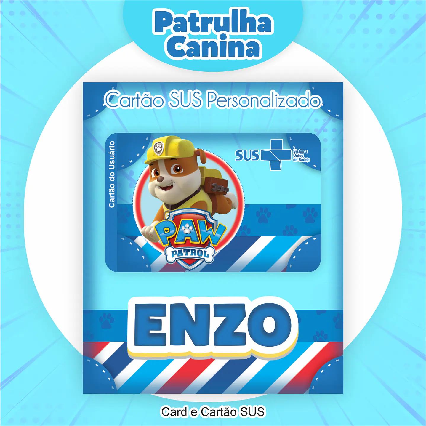 Encadernação Patrulha Canina Menino - Volta às Aulas 5