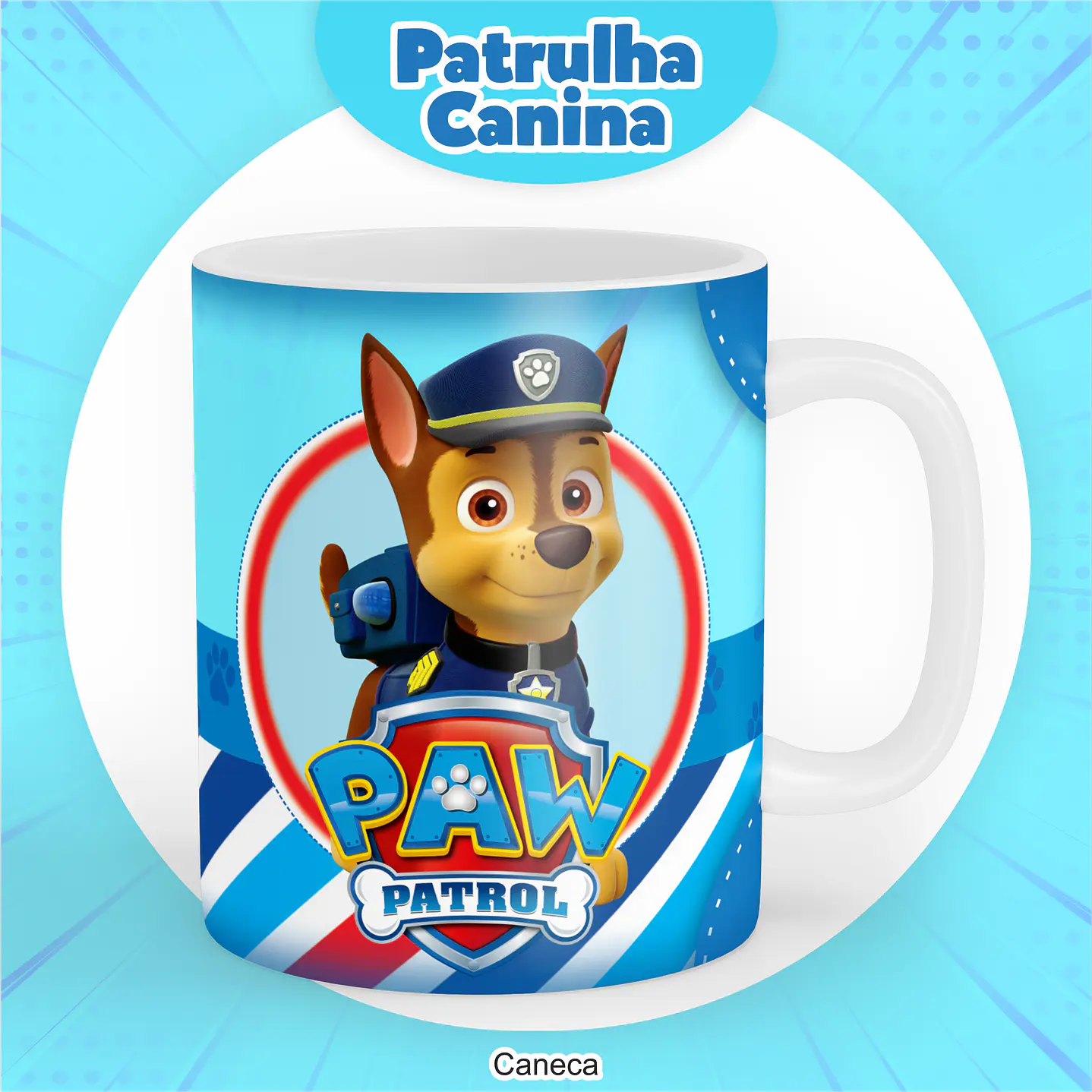 Encadernação Patrulha Canina Menino - Volta às Aulas 11