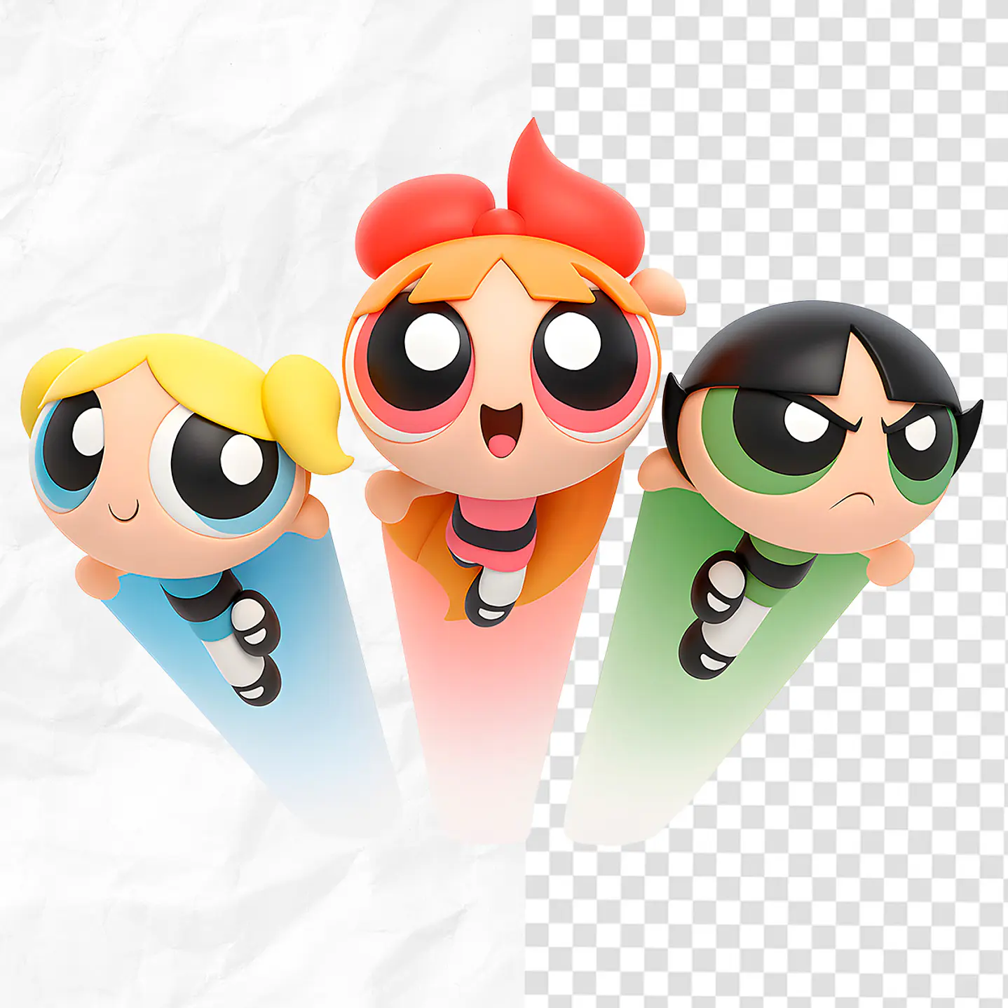 Kit Digital As Meninas Superpoderosas 3D 3