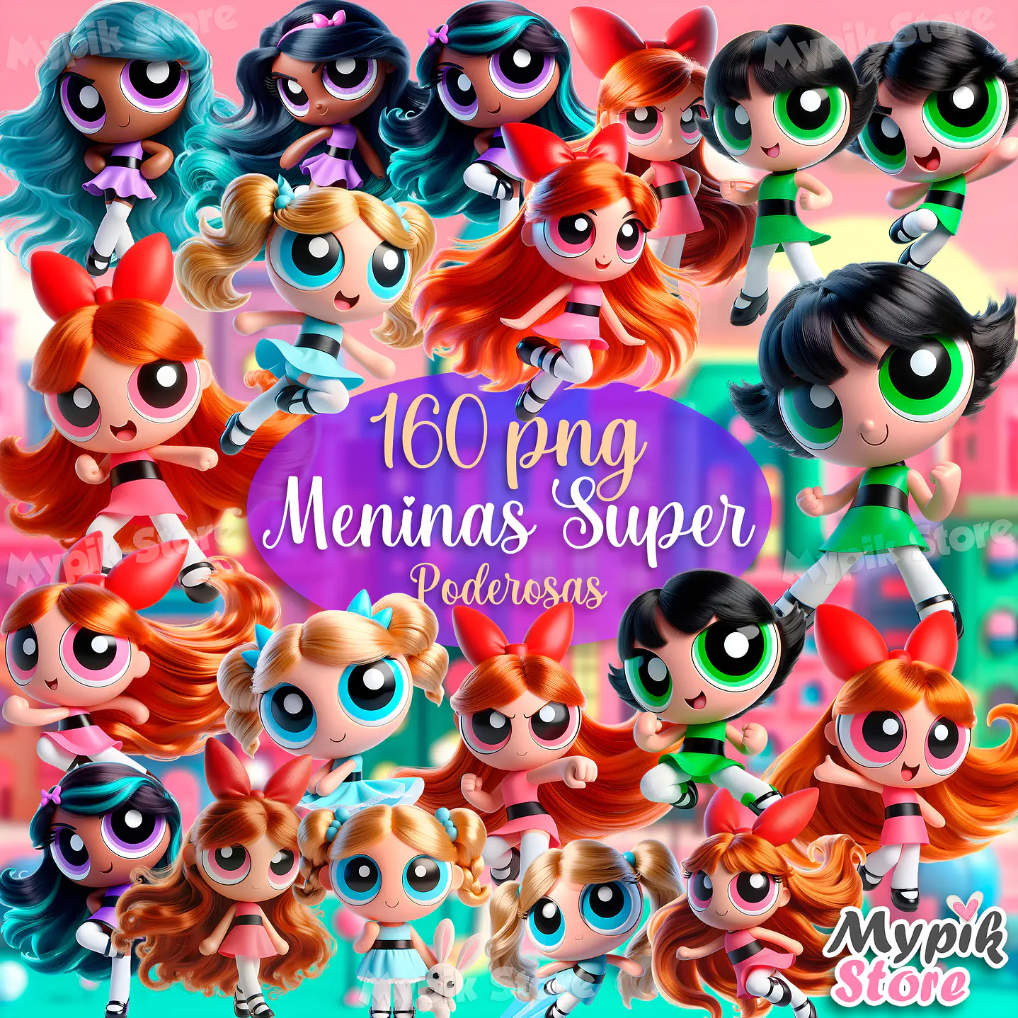 Kit Digital As Meninas Superpoderosas 1