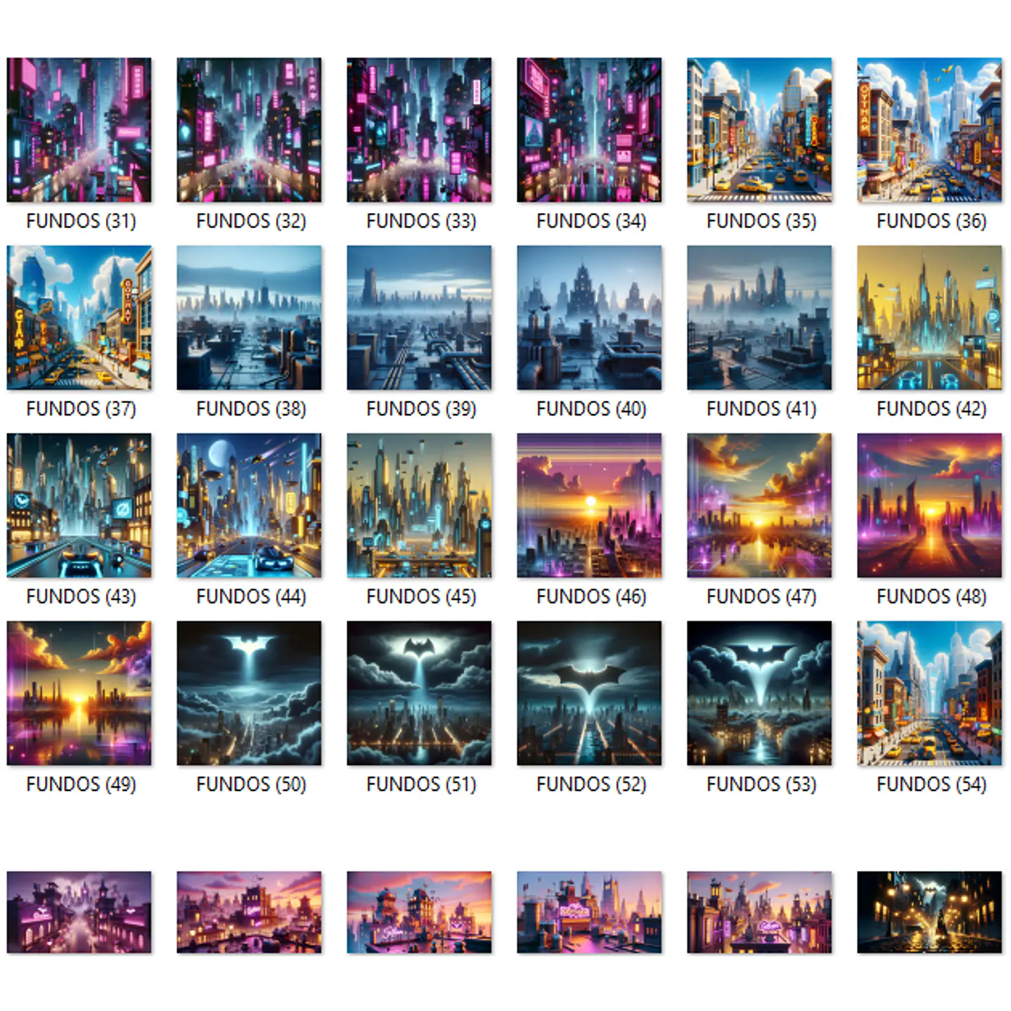 Kit Digital BatGirl Imagens PNG 7
