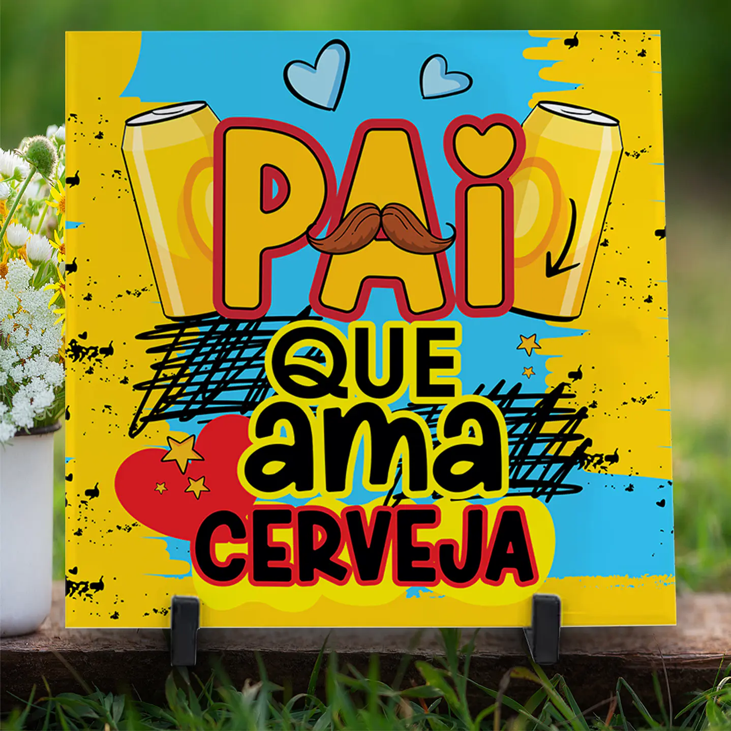 Kit Digital Dia dos Pais 11 Artes Exclusivas para Azulejos  5