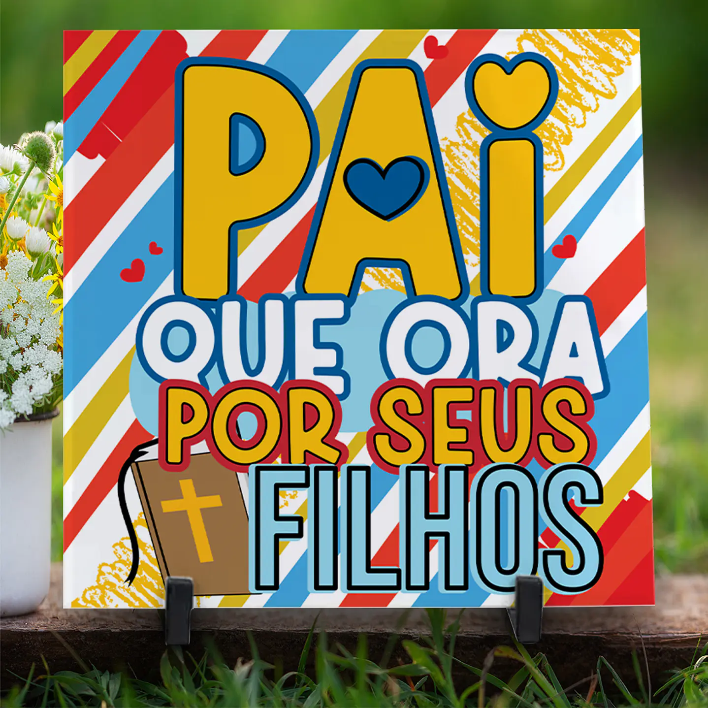 Kit Digital Dia dos Pais 11 Artes Exclusivas para Azulejos  12