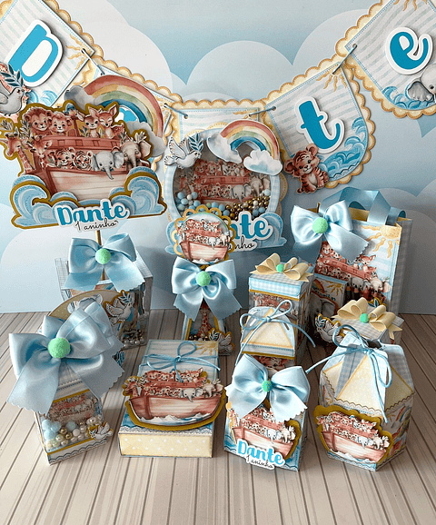 Arquivo de Corte Arca de Noé Silhouette Completo