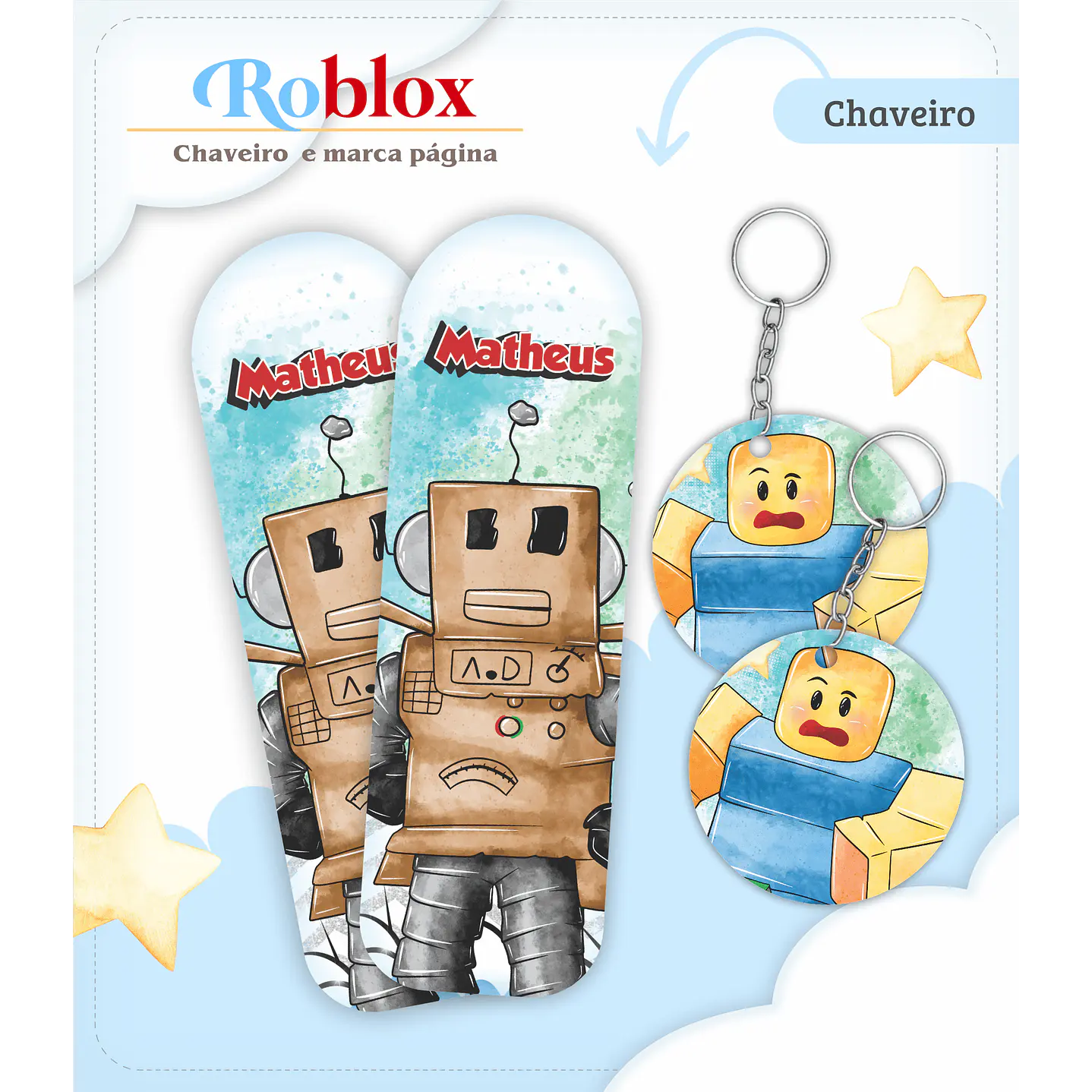 Kit Digital ROBLOX Caderneta de Vacina 3