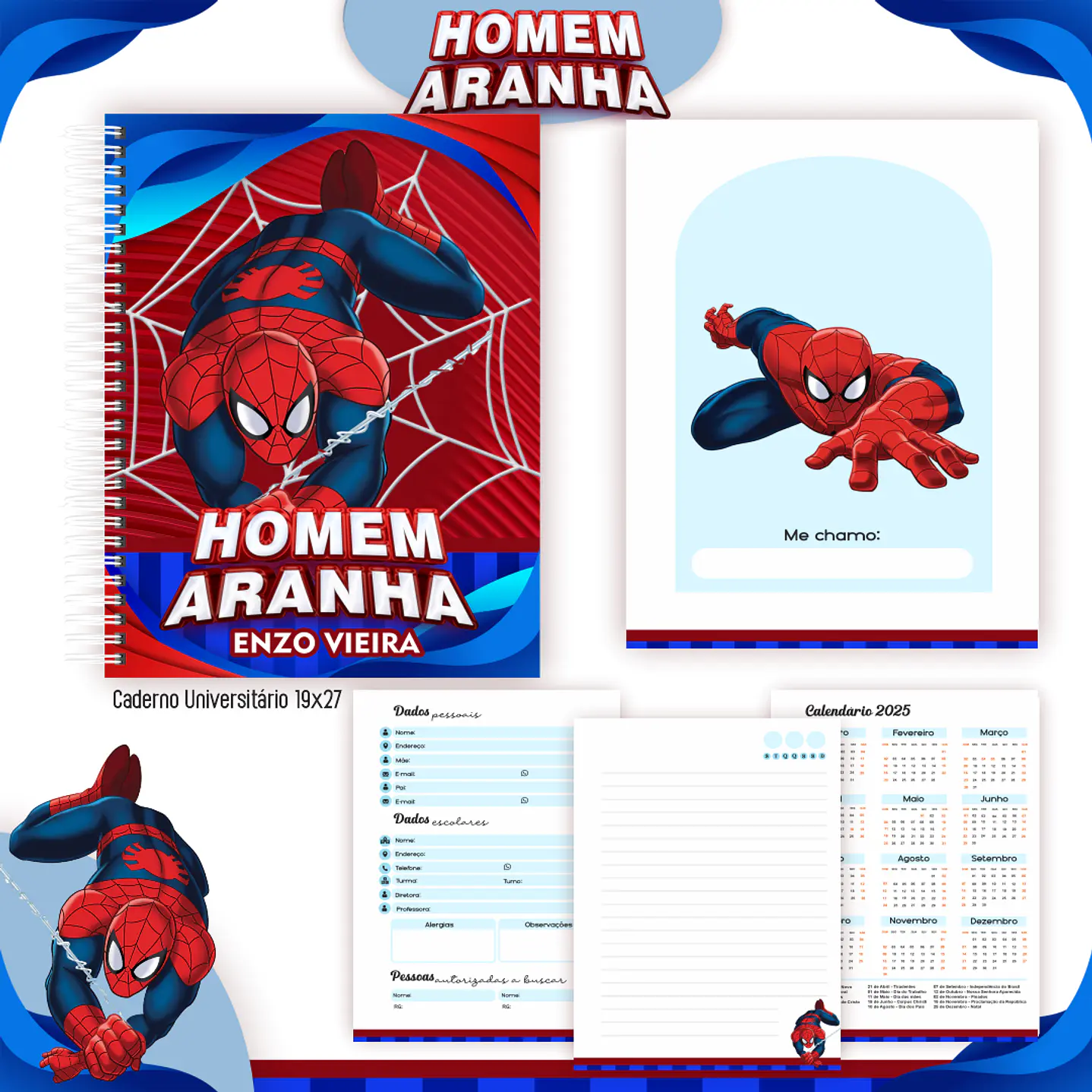 Encadernação Homem Aranha - Volta às Aulas Completo 4