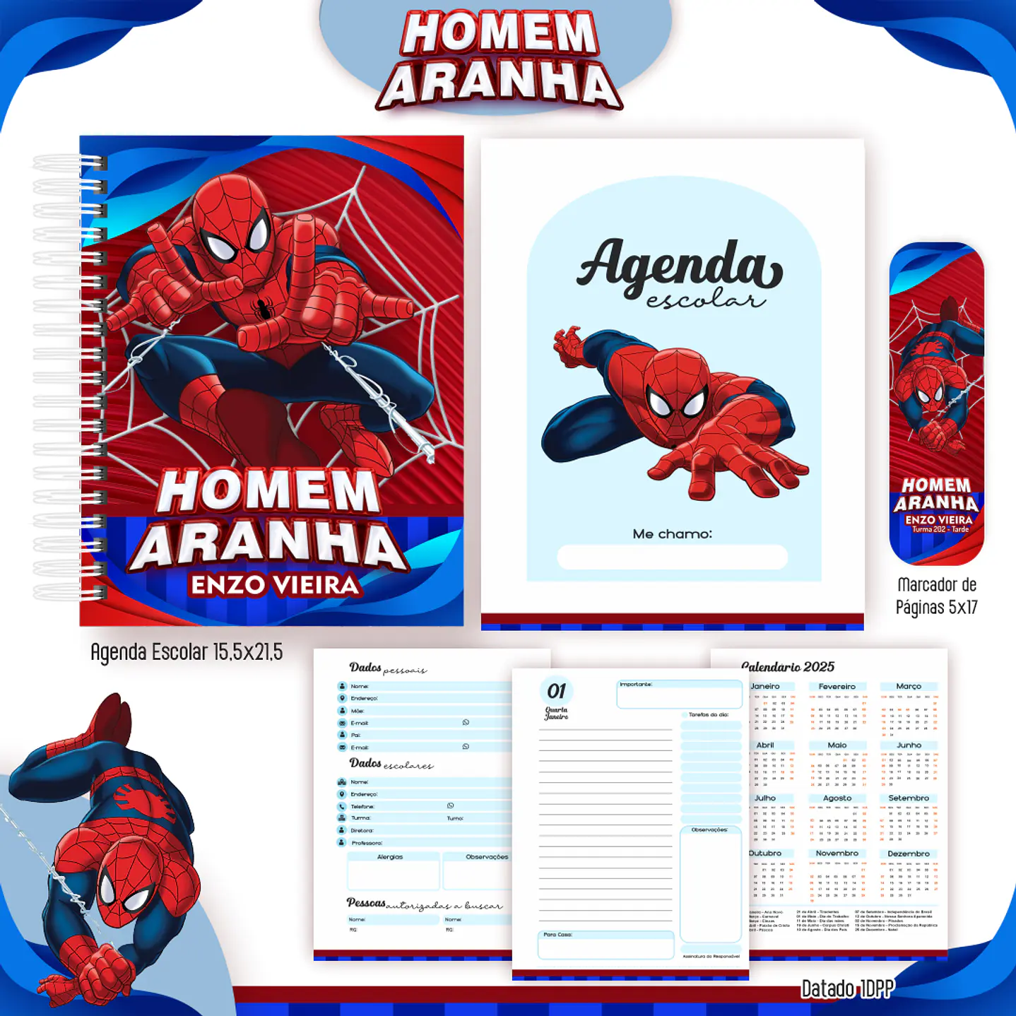 Encadernação Homem Aranha - Volta às Aulas Completo 5