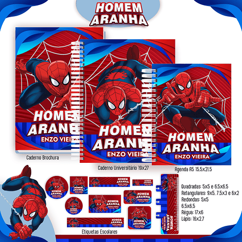Encadernação Homem Aranha - Volta às Aulas Completo