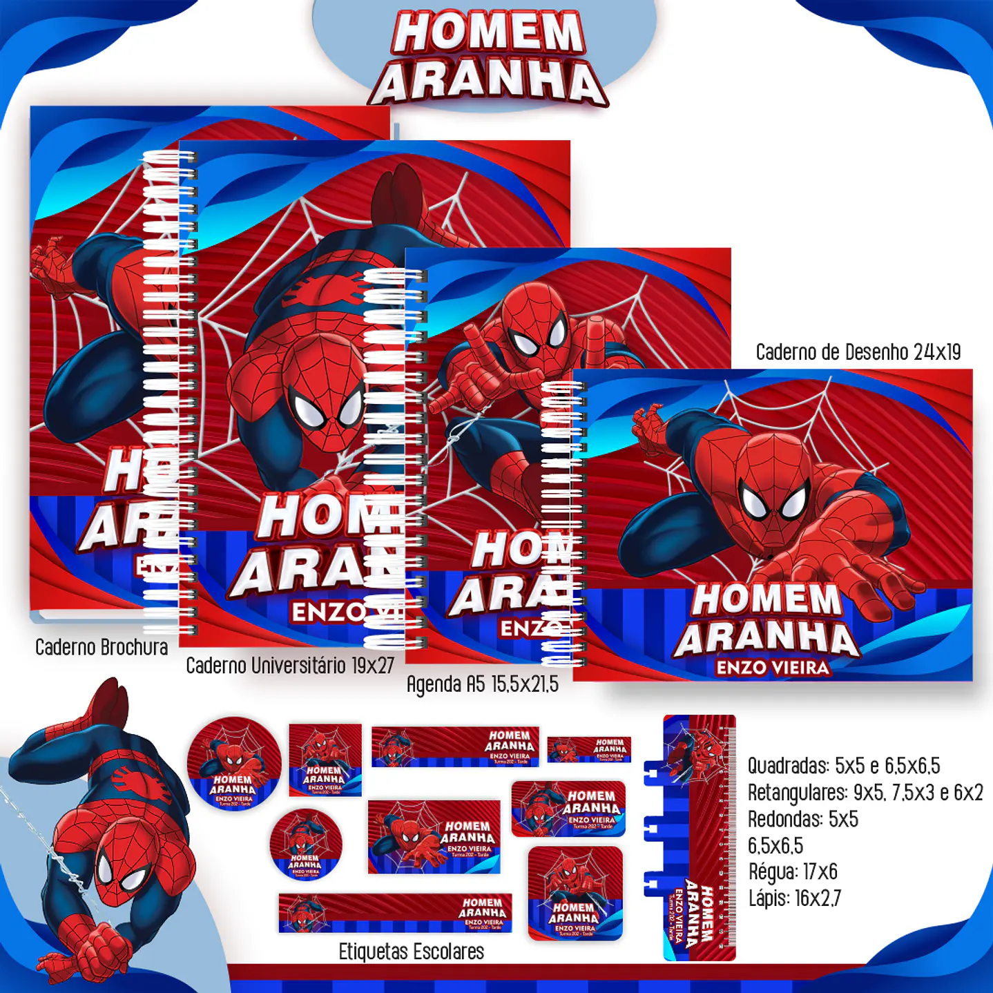 Encadernação Homem Aranha - Volta às Aulas Completo 6