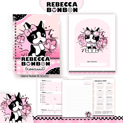 Encadernação Rebecca Bonbon - Volta às Aulas Completo