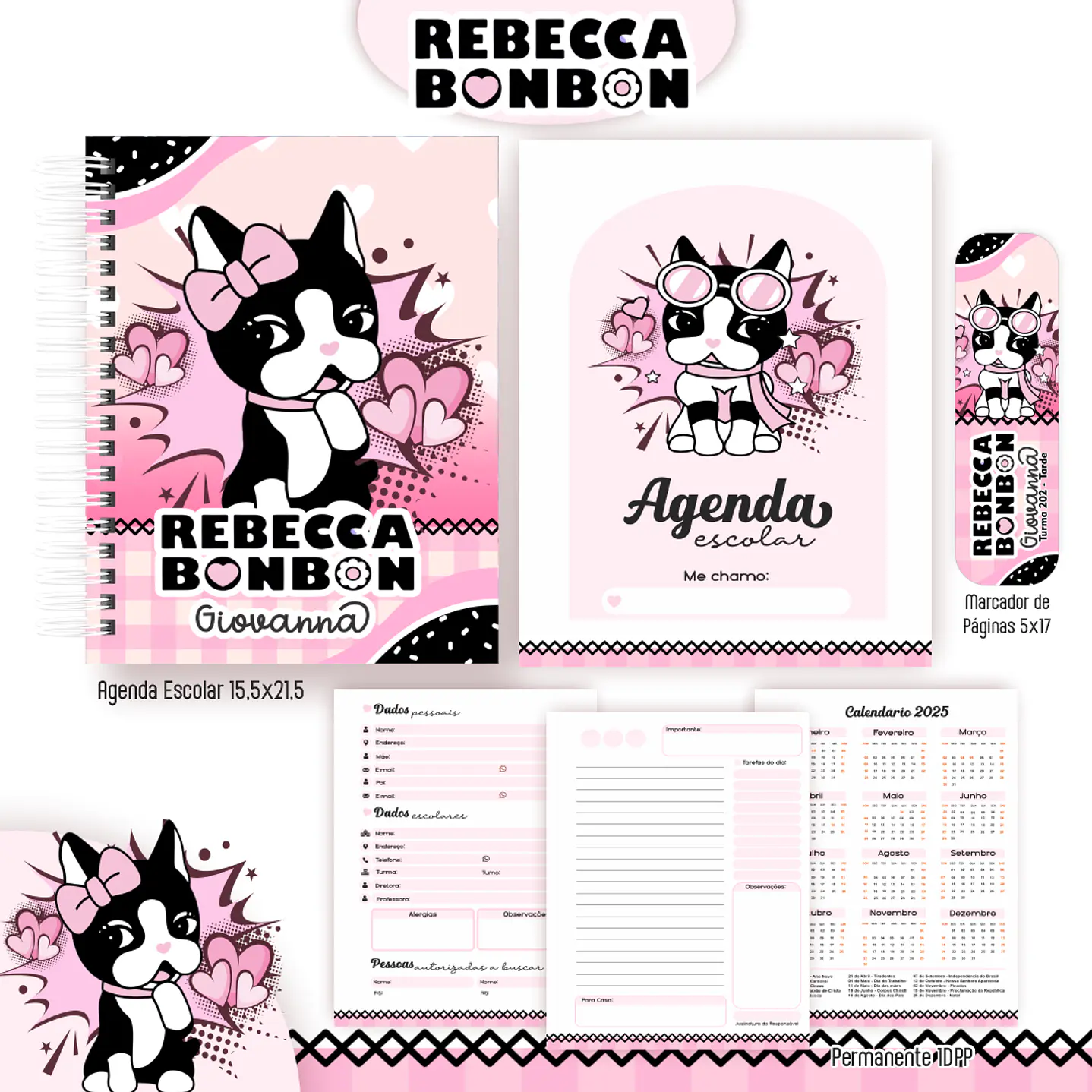 Encadernação Rebecca Bonbon - Volta às Aulas Completo 7
