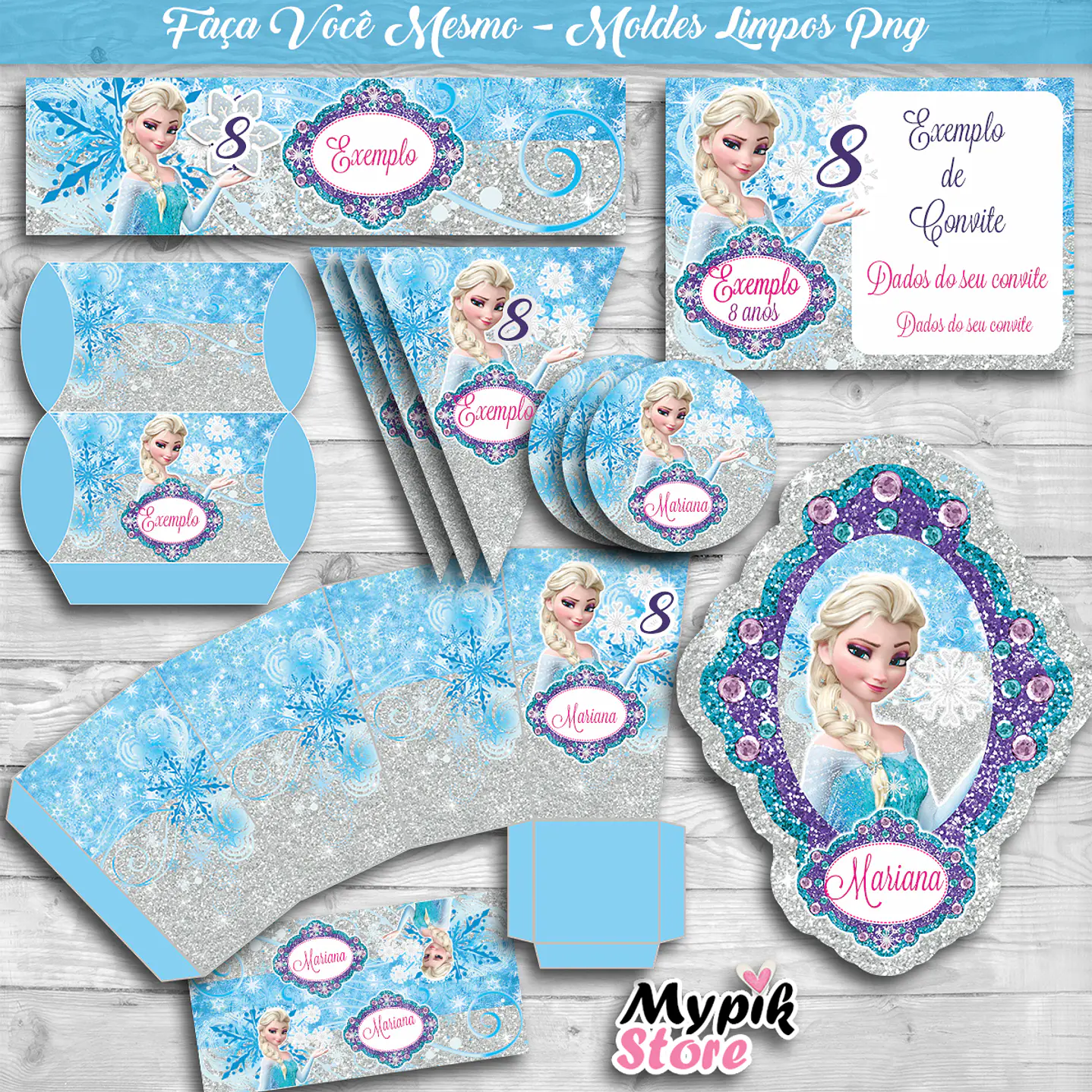 Kit Digital Moldes PNG Frozen - DY Hágalo Usted Mismo 2