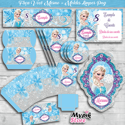 Kit Digital Moldes PNG Frozen - DY Hágalo Usted Mismo