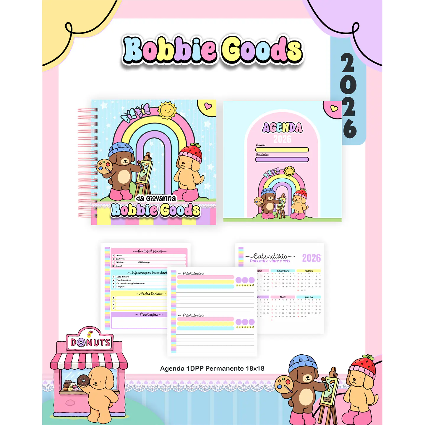 Encadernação Bobbie Goods Agendas e Planners 4