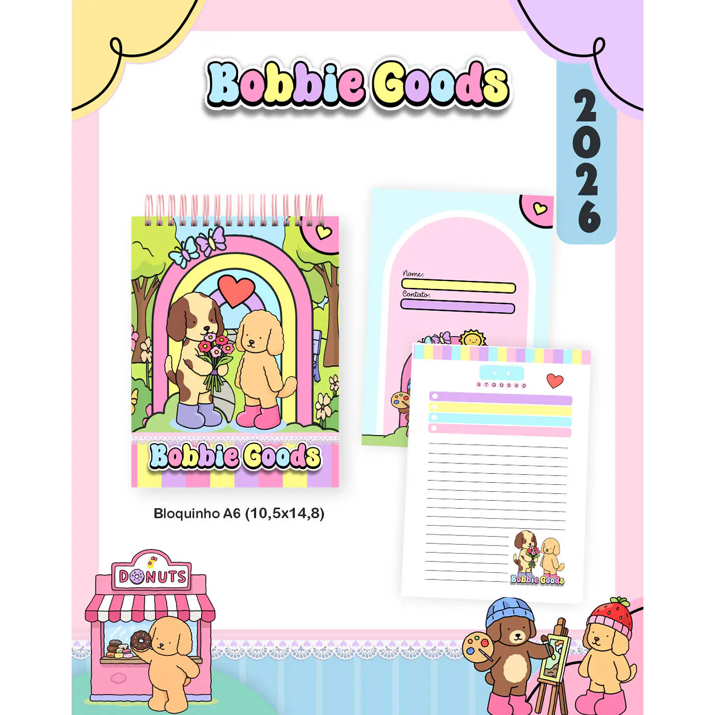 Encadernação Bobbie Goods Agendas e Planners 7