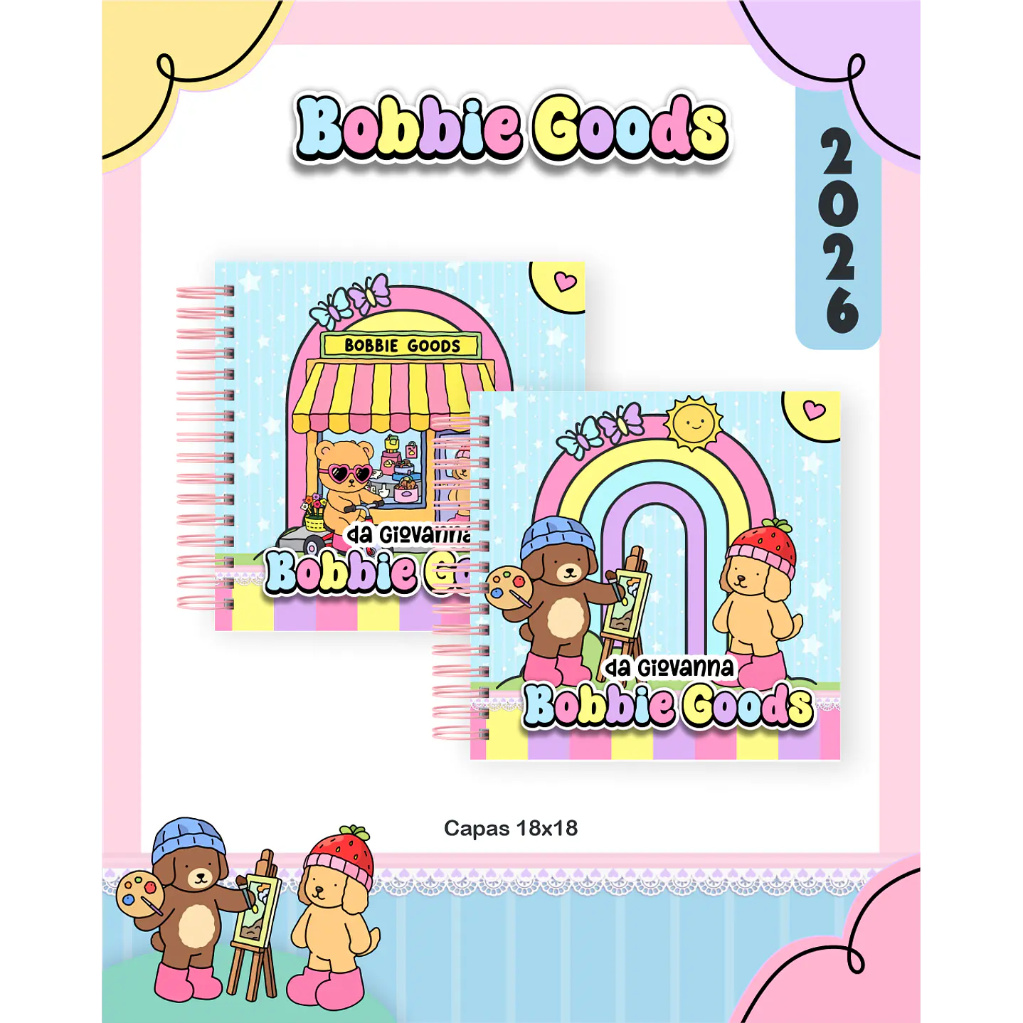 Encadernação Bobbie Goods Agendas e Planners 13