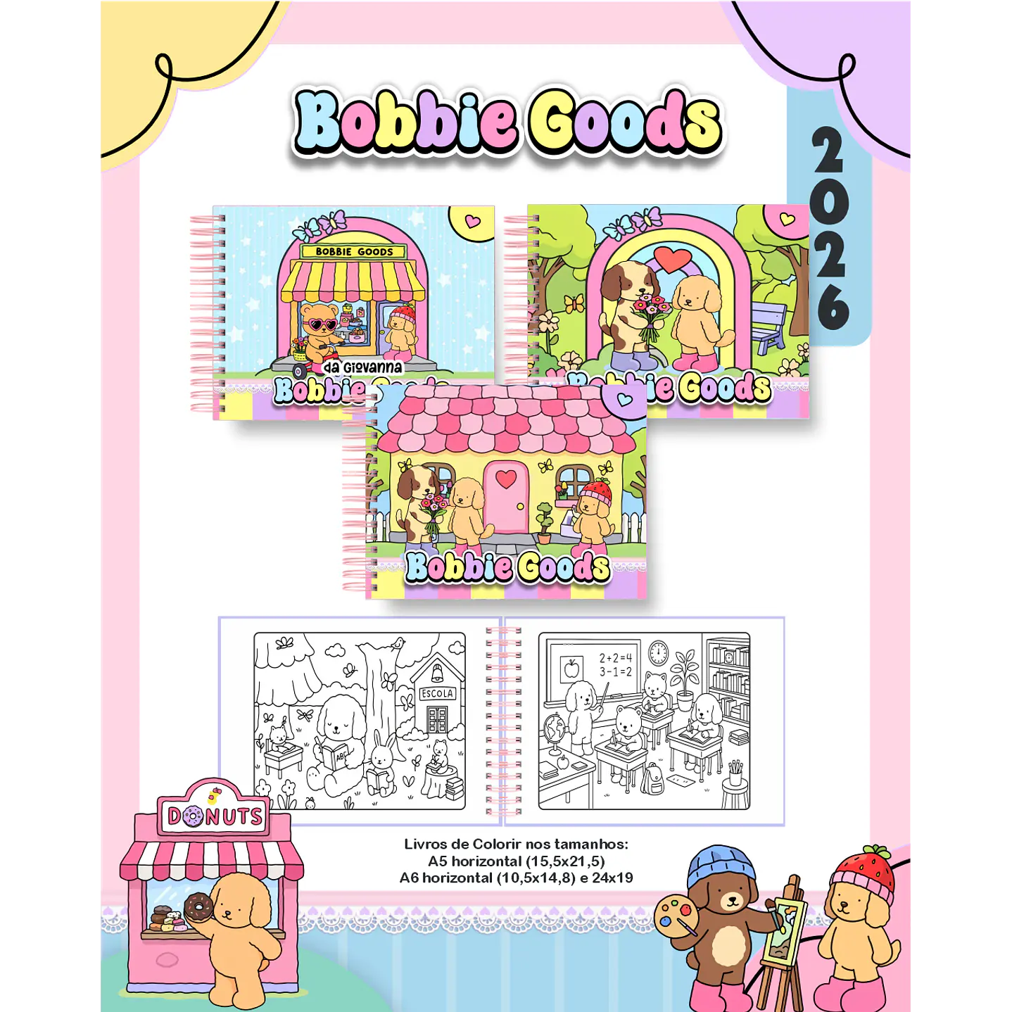 Encadernação Bobbie Goods Agendas e Planners 14