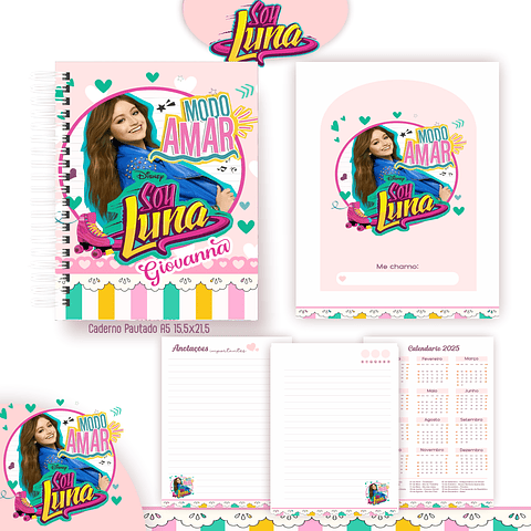 Soy Luna Kit Digital Encadernação - Volta às Aulas Completo