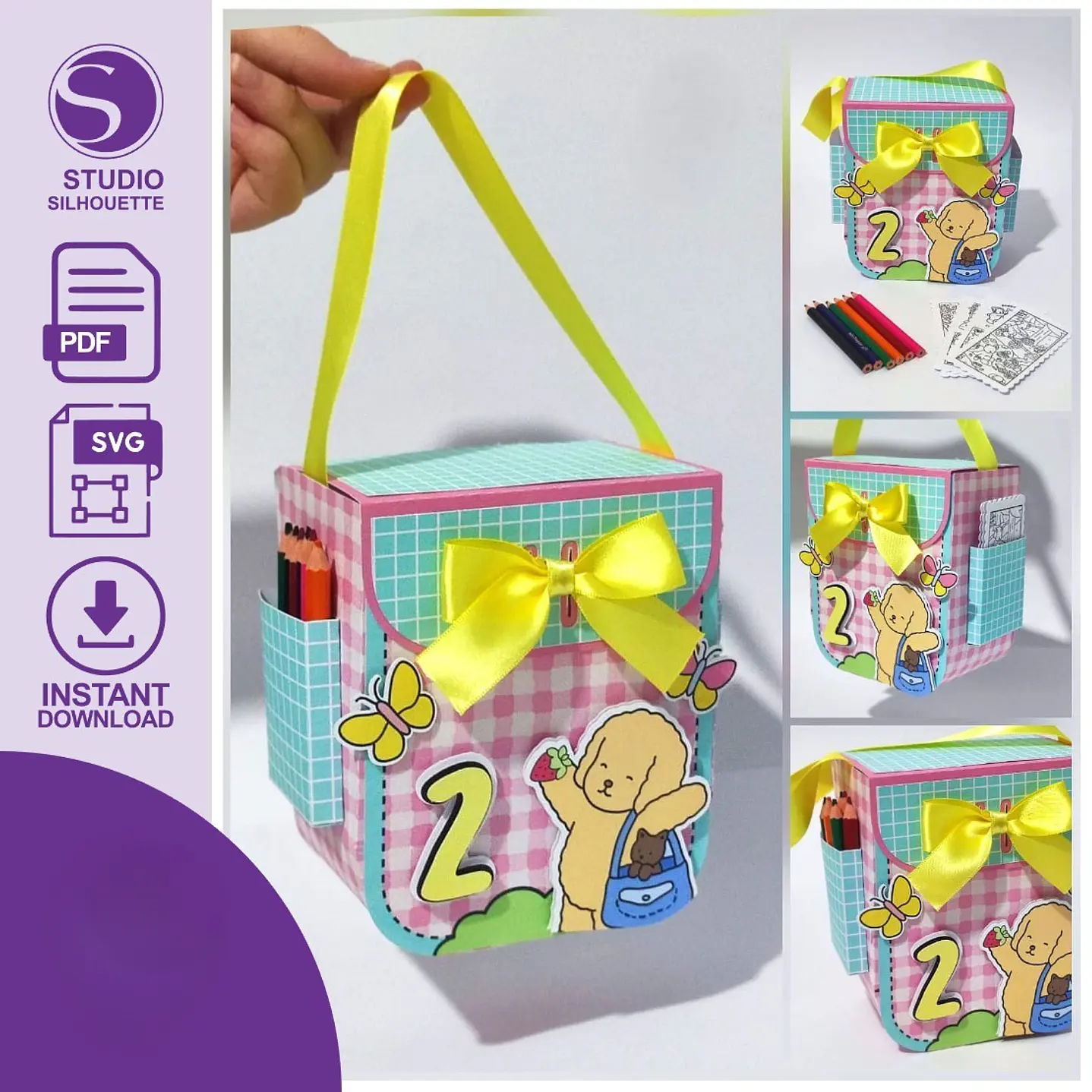 Maletinha Bobbie Goods Menina - Arquivo Digital para Corte  1