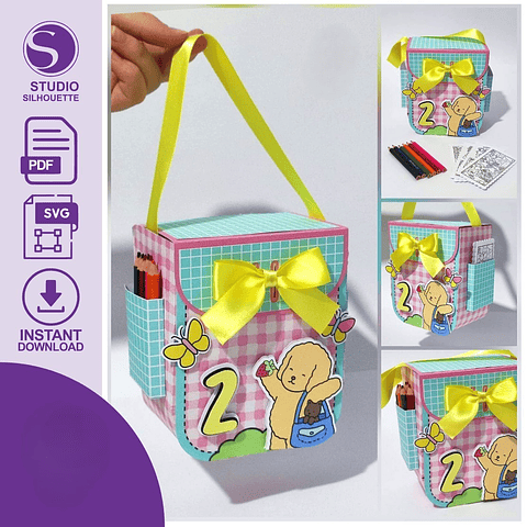 Maletinha Bobbie Goods Menina - Arquivo Digital para Corte 