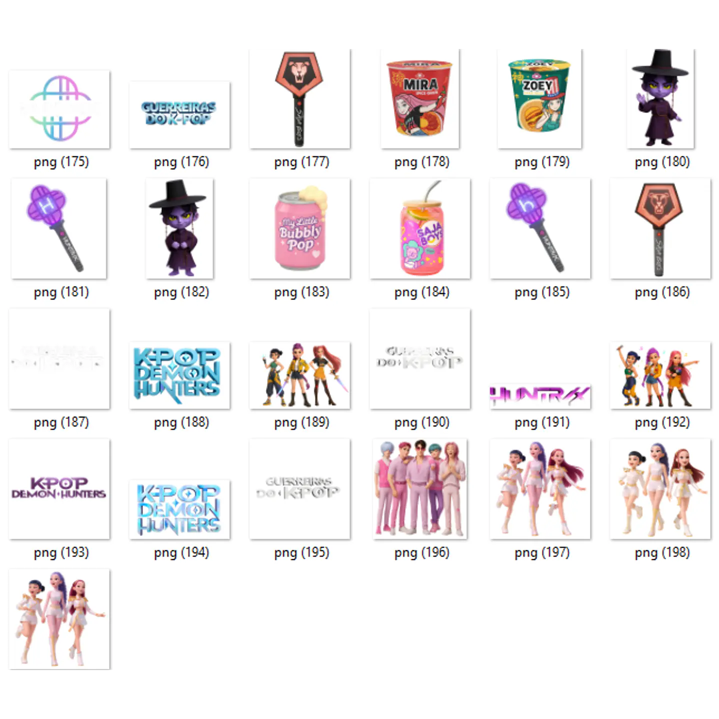 Kit Digital Guerreiras do K POP - PNG e Fundos  8