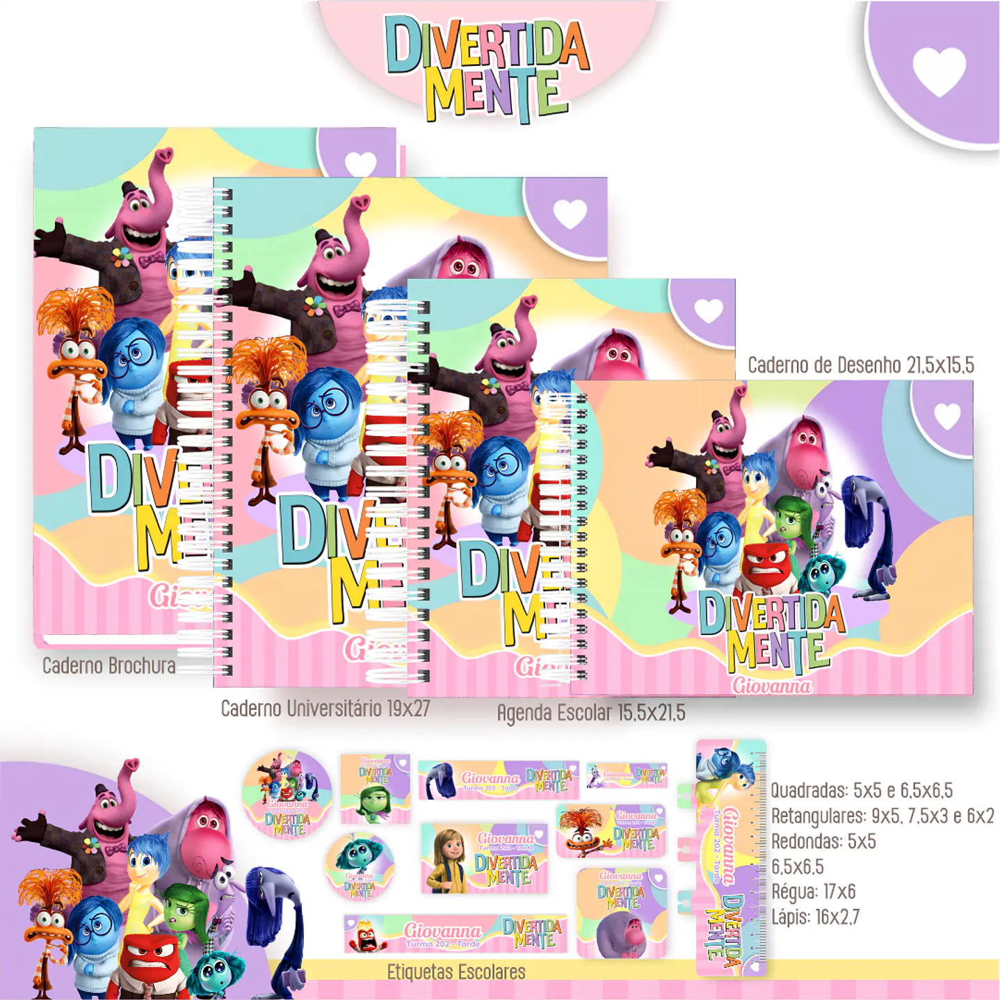 Kit Digital Encadernação Divertida Mente - Envio Automático 6