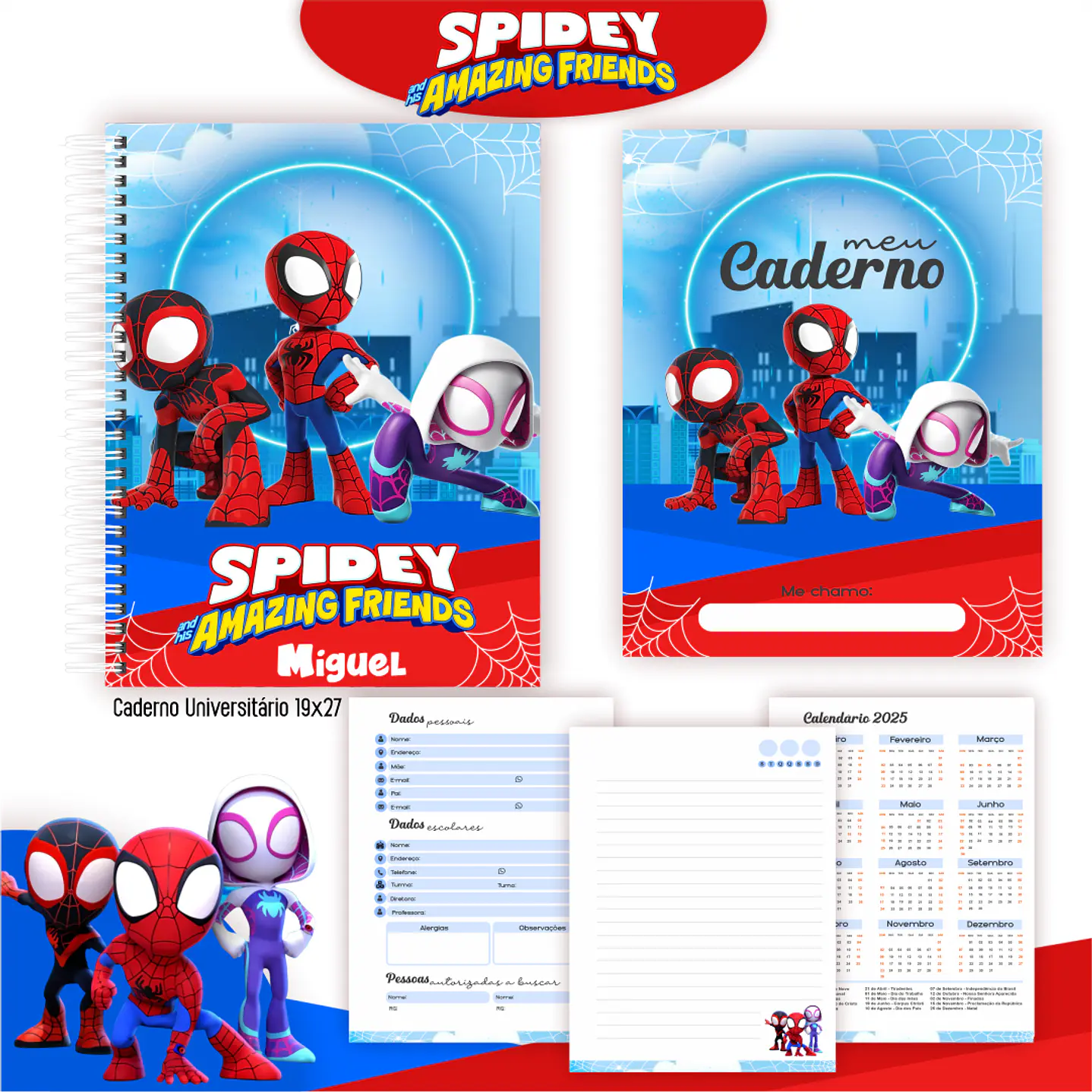 Encadernação Spidey e Seus Amigos Espetaculares - Volta às Aulas 2