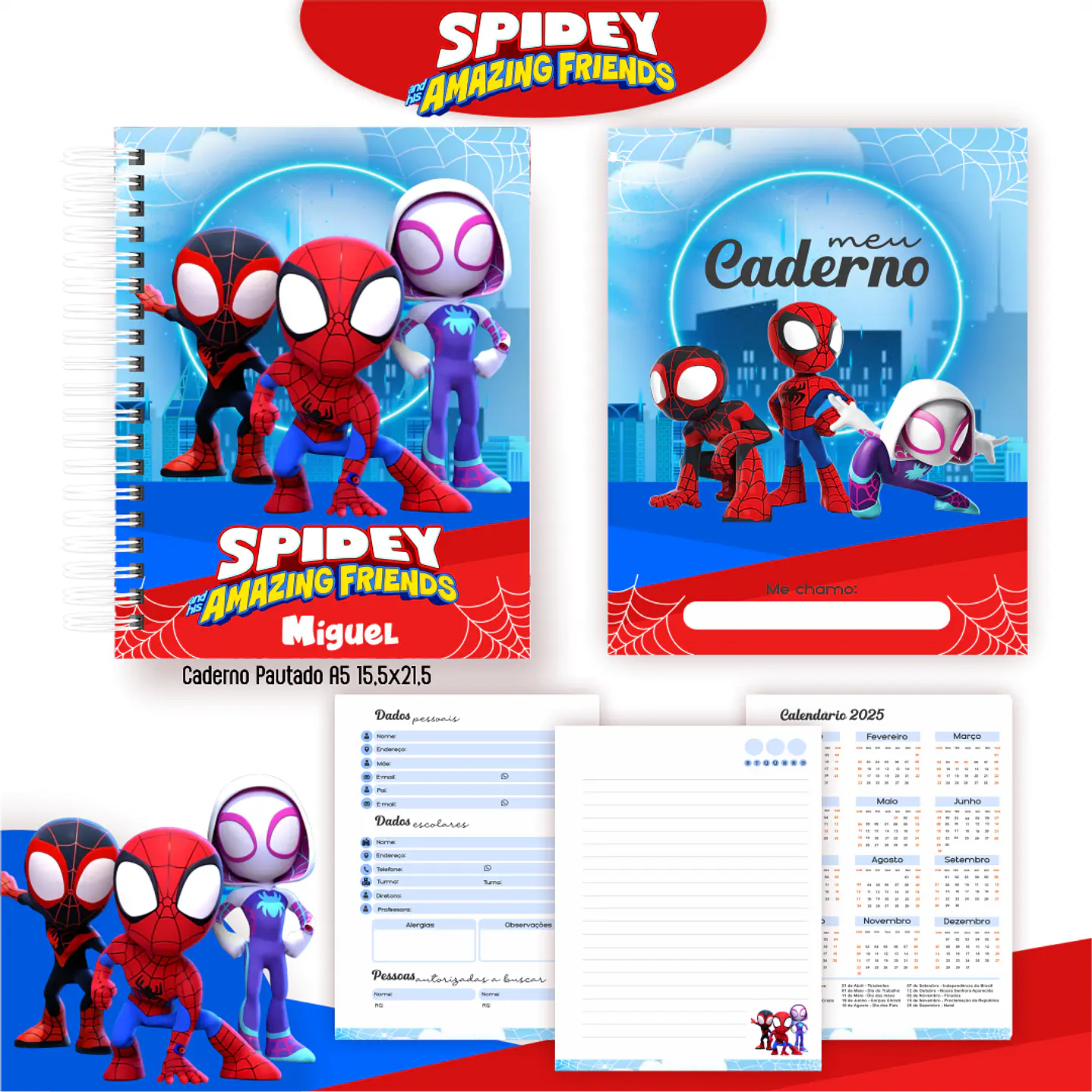 Encadernação Spidey e Seus Amigos Espetaculares - Volta às Aulas 3