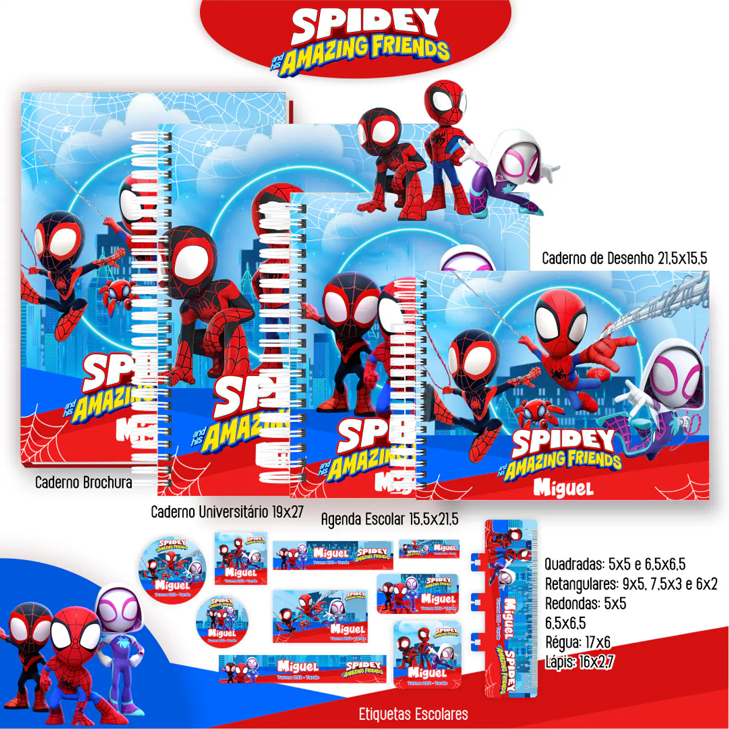 Encadernação Spidey e Seus Amigos Espetaculares - Volta às Aulas 6