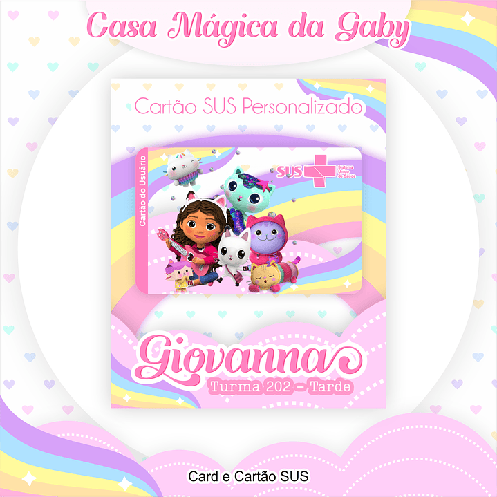 Kit Digital Encadernação A Casa Mágica da Gabby  6