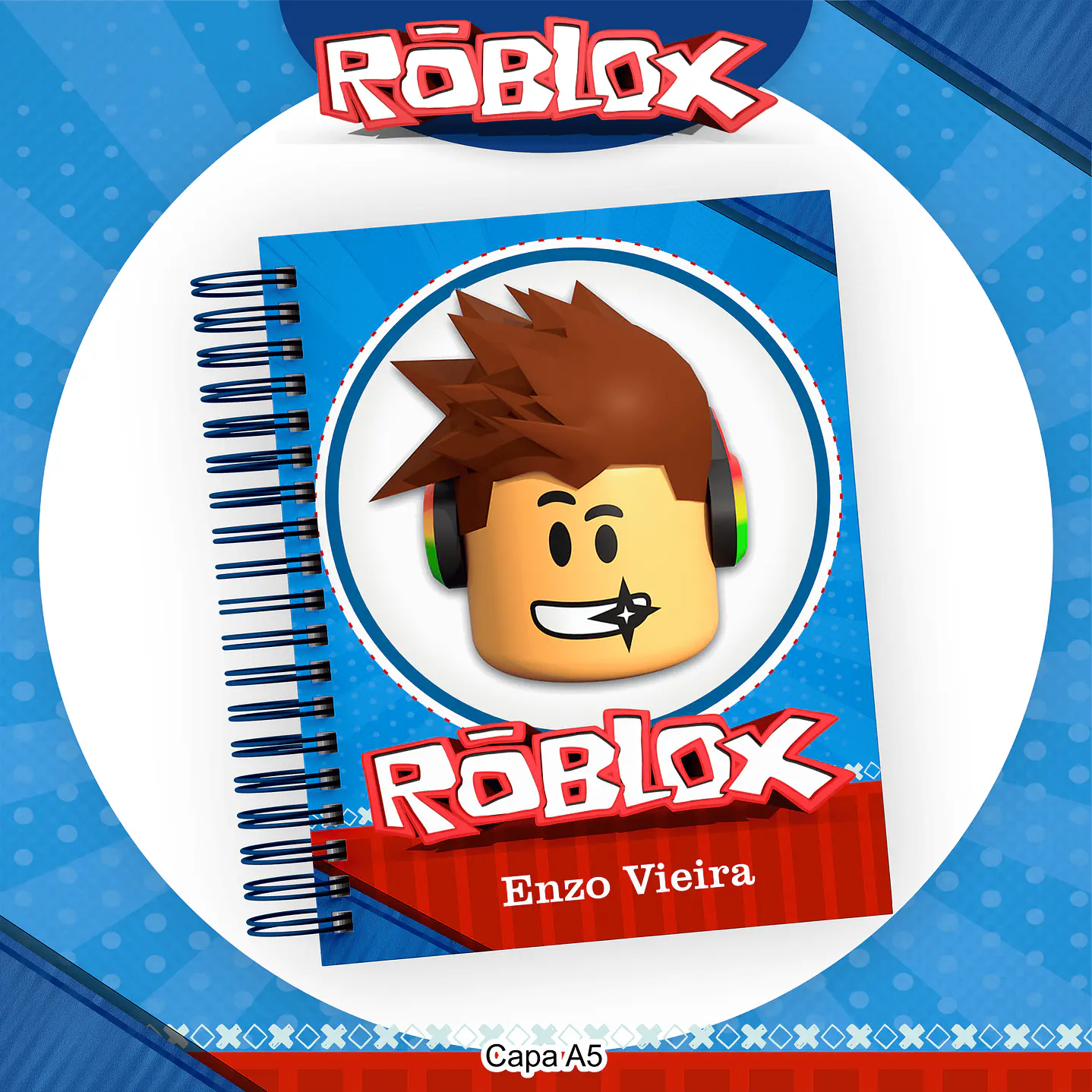 Kit Digital Encadernação Roblox 5