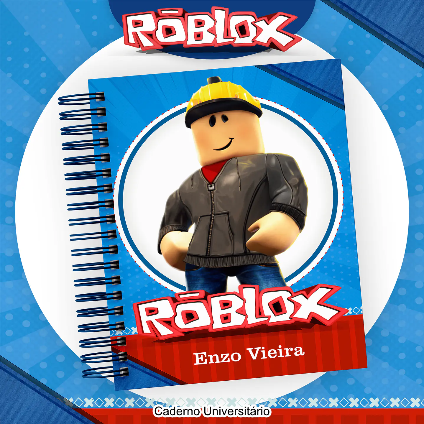 Kit Digital Encadernação Roblox 7