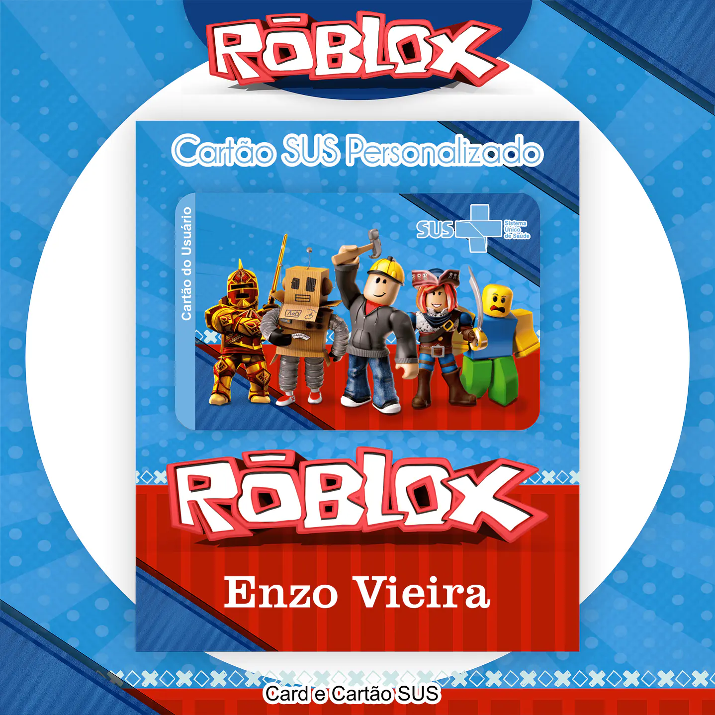 Kit Digital Encadernação Roblox 10