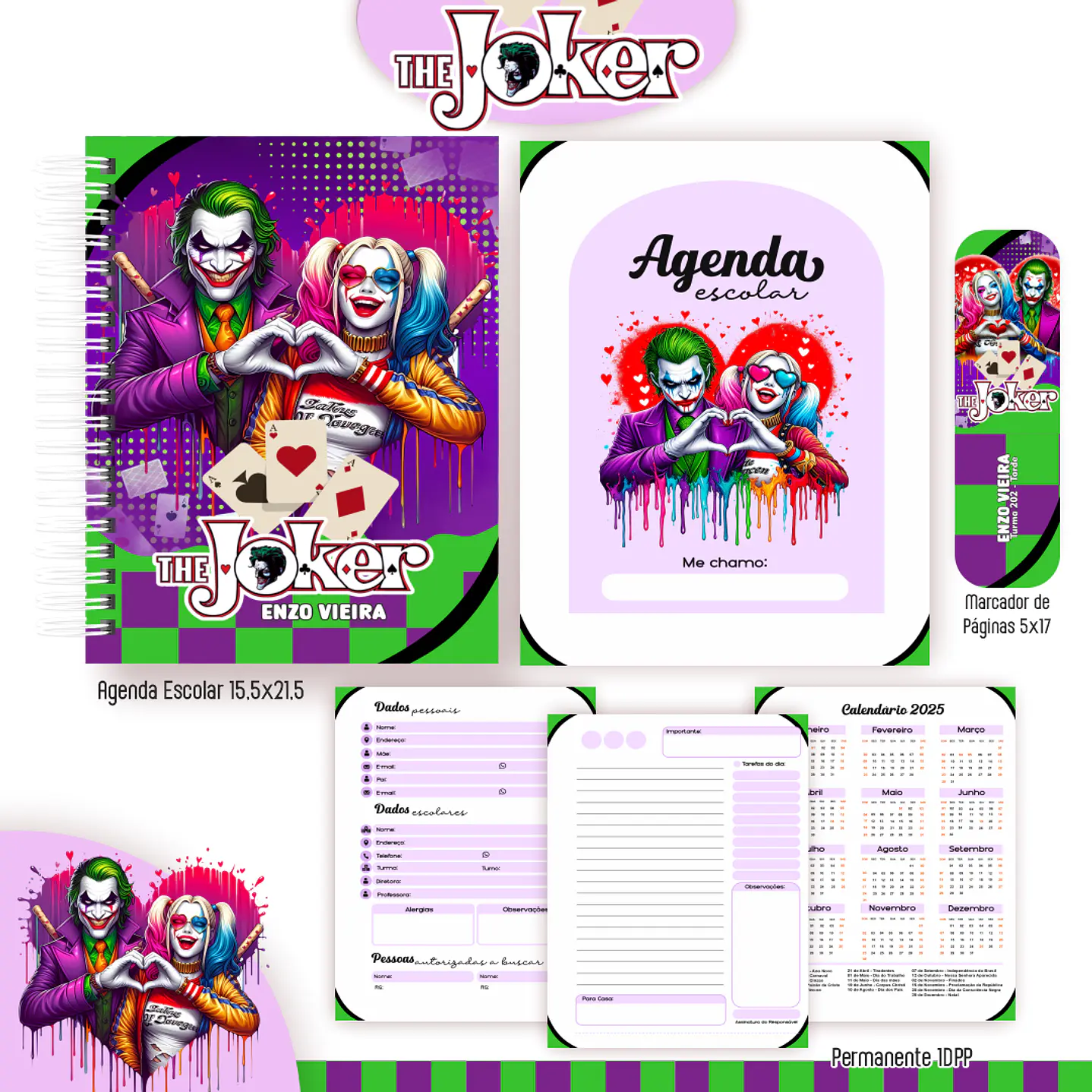 Kit Digital Encadernação Coringa - Volta às Aulas 2