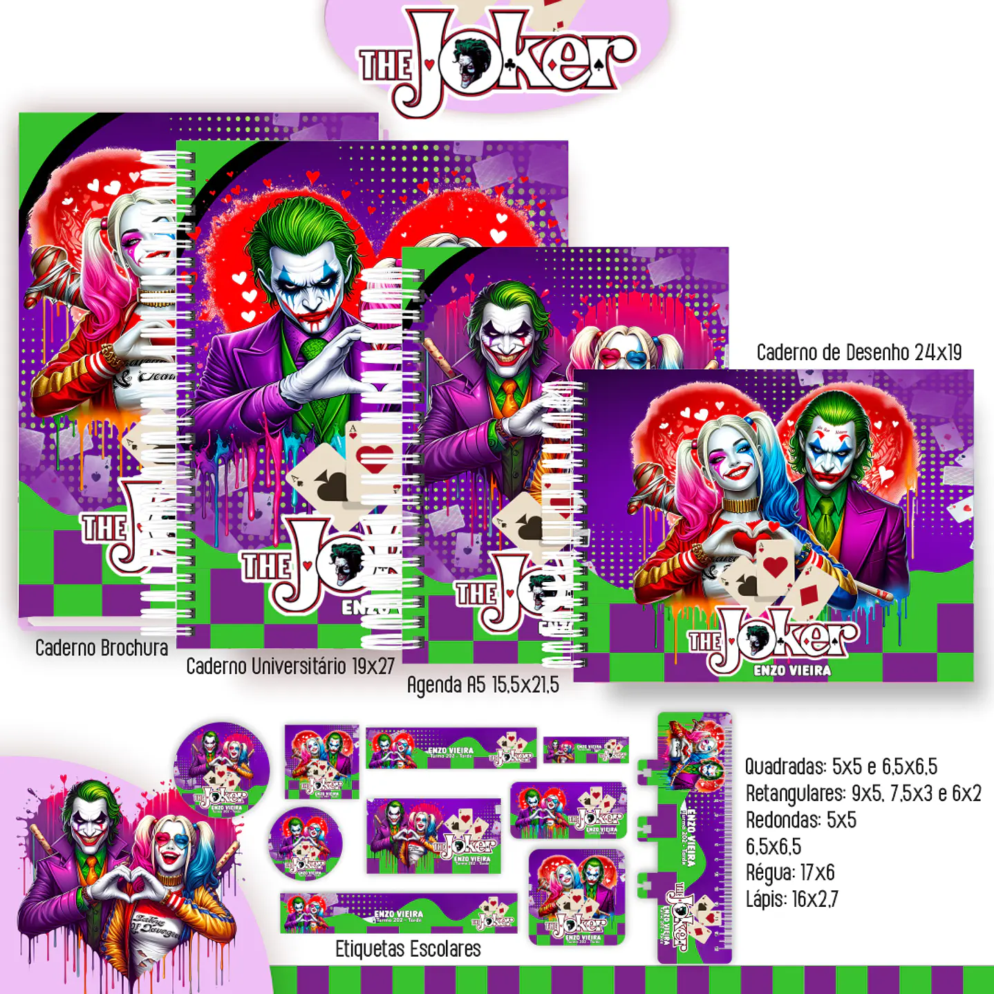 Kit Digital Encadernação Coringa - Volta às Aulas 3
