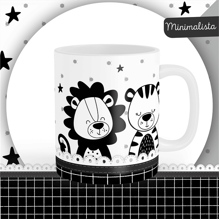 Kit Digital Encadernação Animais Minimalista 8