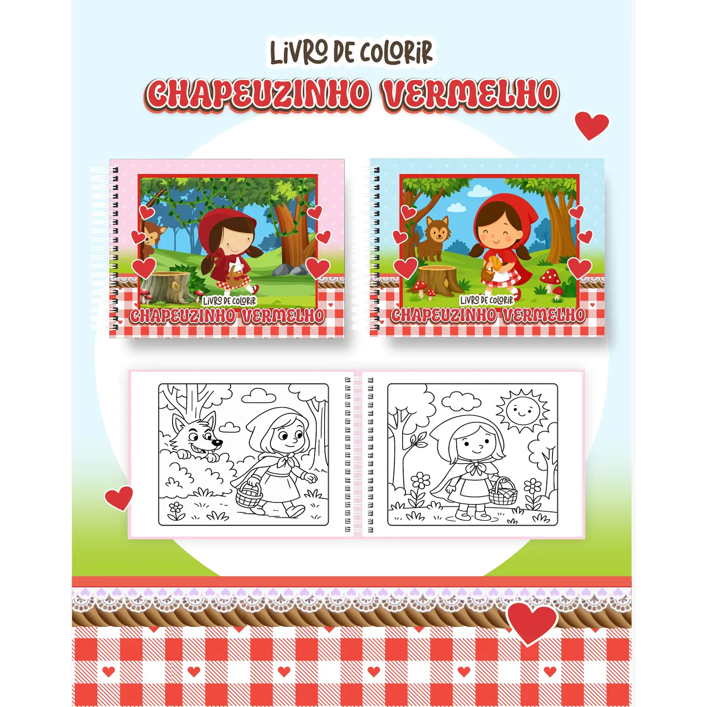 Pack Livros de Colorir com 80 temas variados  2