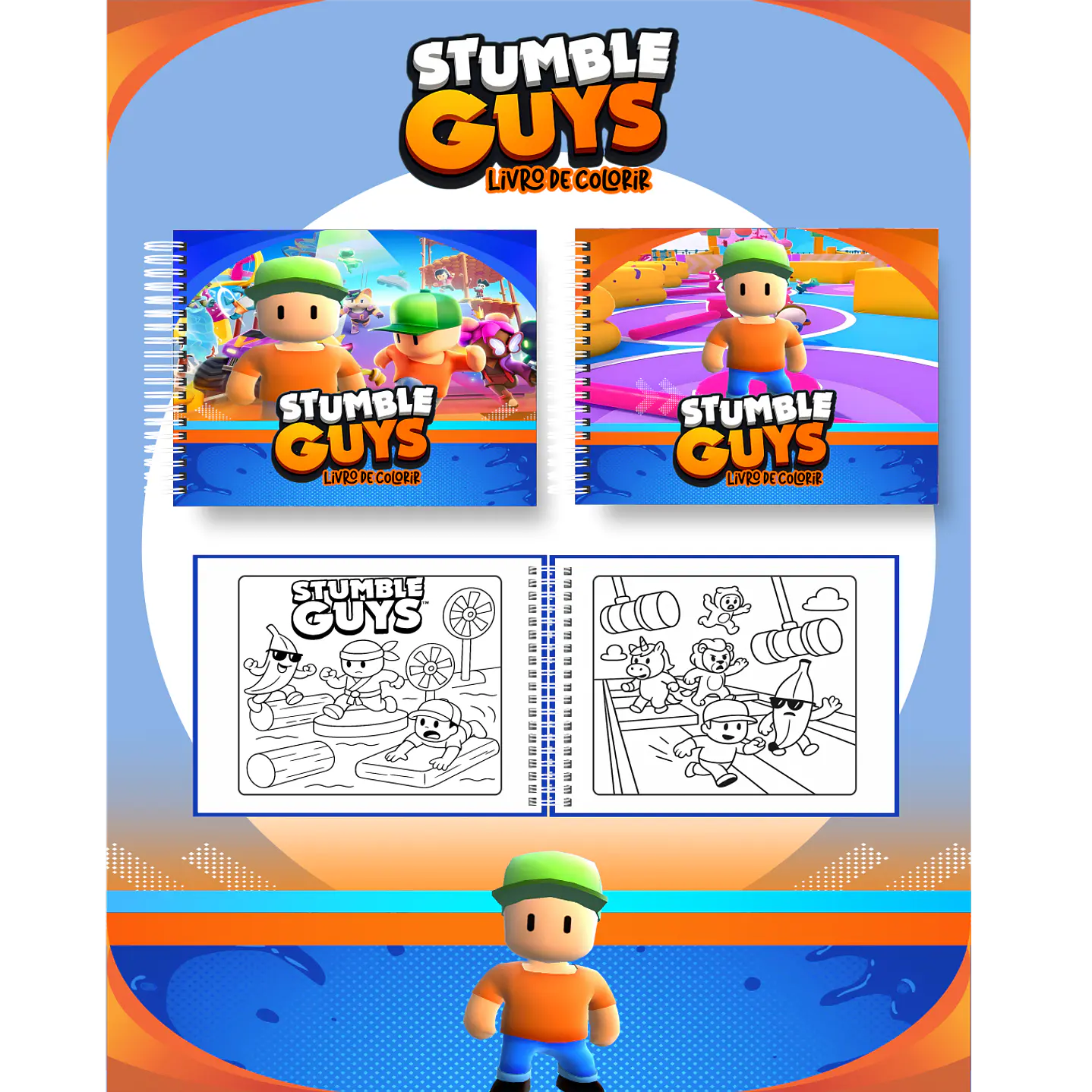 Pack Livros de Colorir com 80 temas variados  9