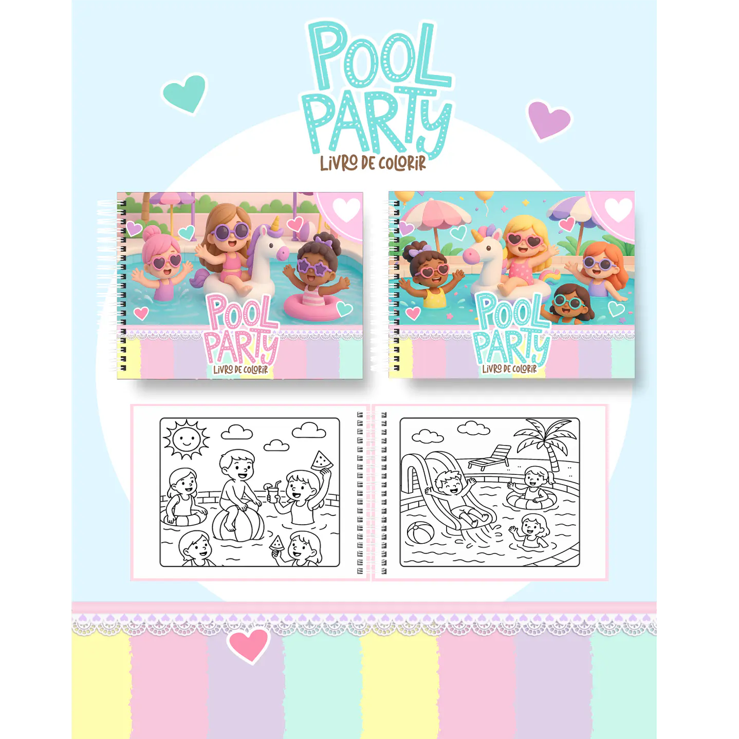 Pack Livros de Colorir com 80 temas variados  13
