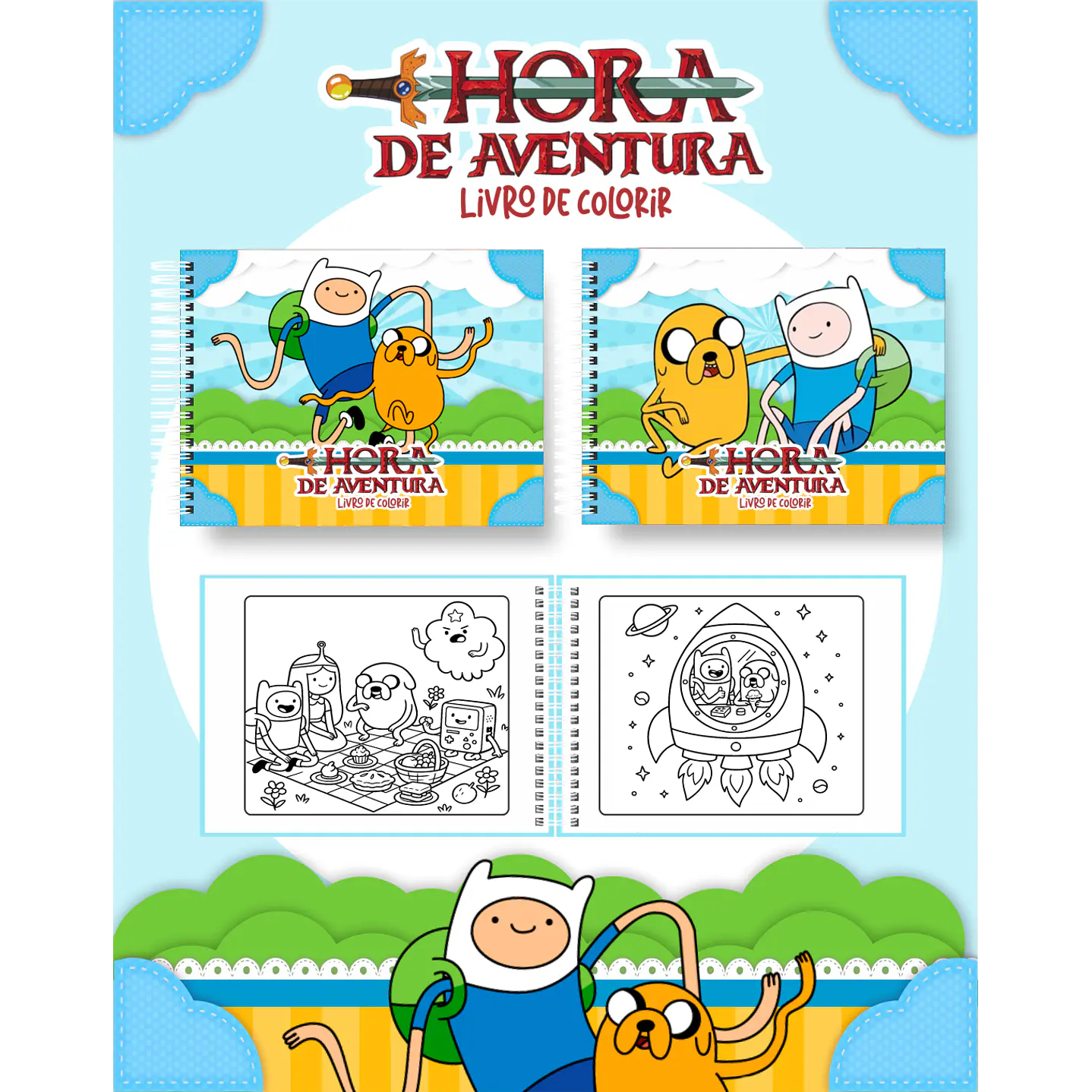 Pack Livros de Colorir com 80 temas variados  18