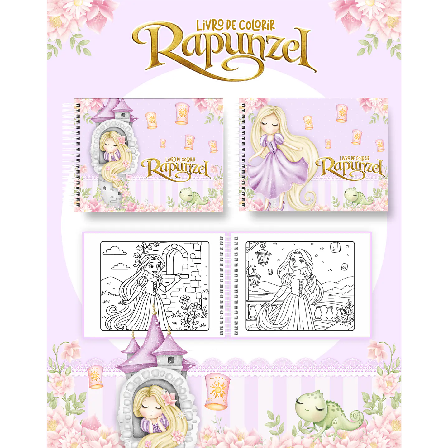 Pack Livros de Colorir com 80 temas variados  24